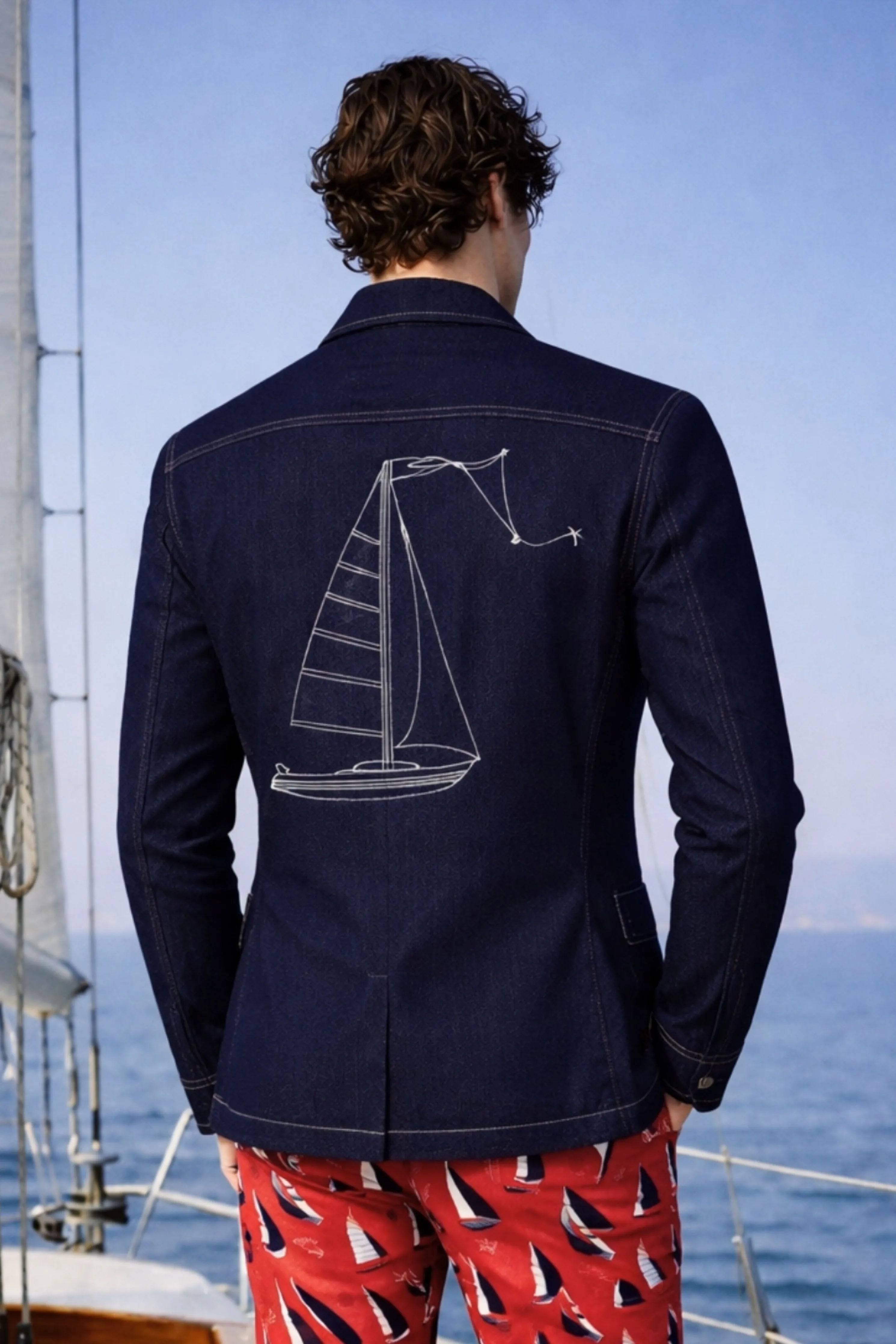 Bluemarine Denim Hunter Jacket