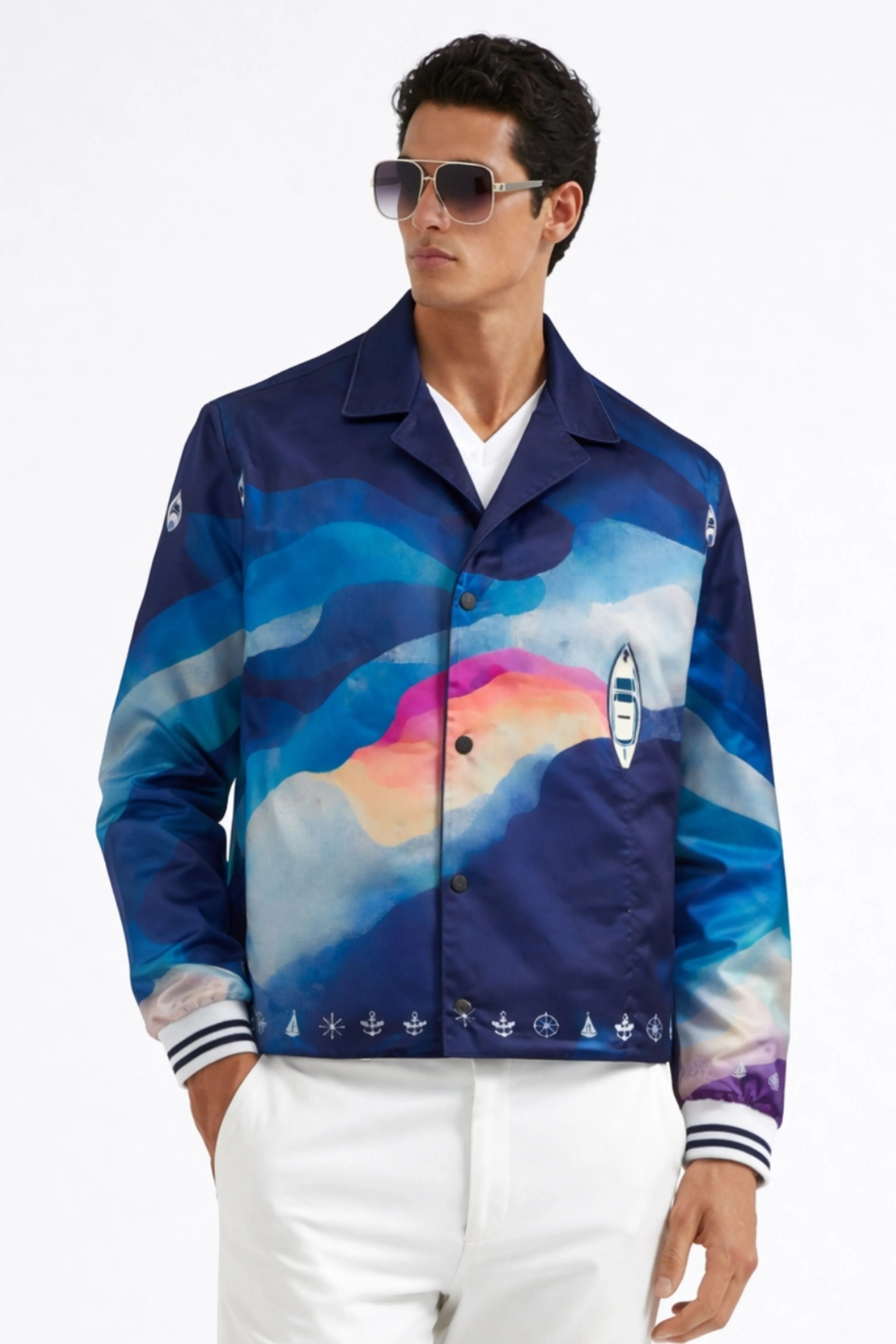 Seafarer Double Breasted Bomber Jacket