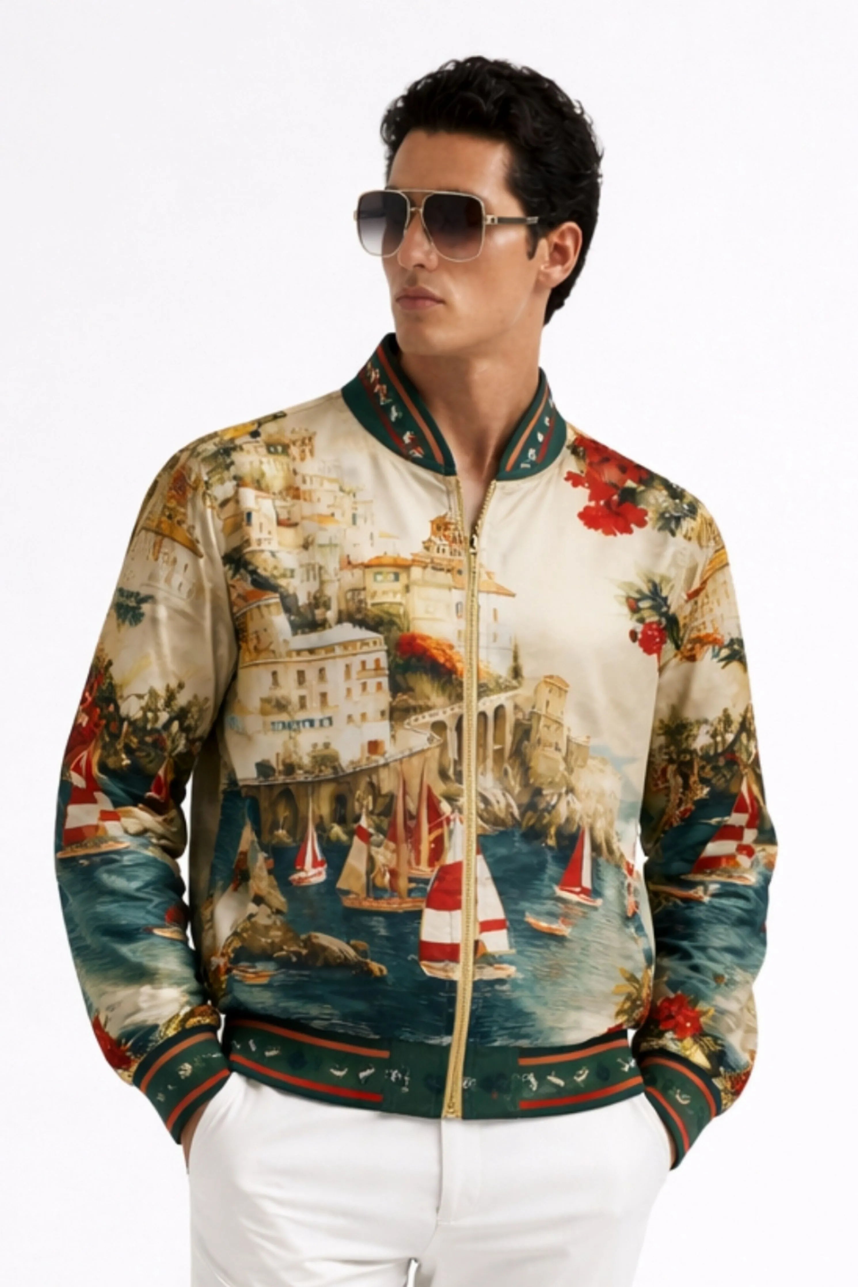 Amalfi Scenic Bomber Jacket