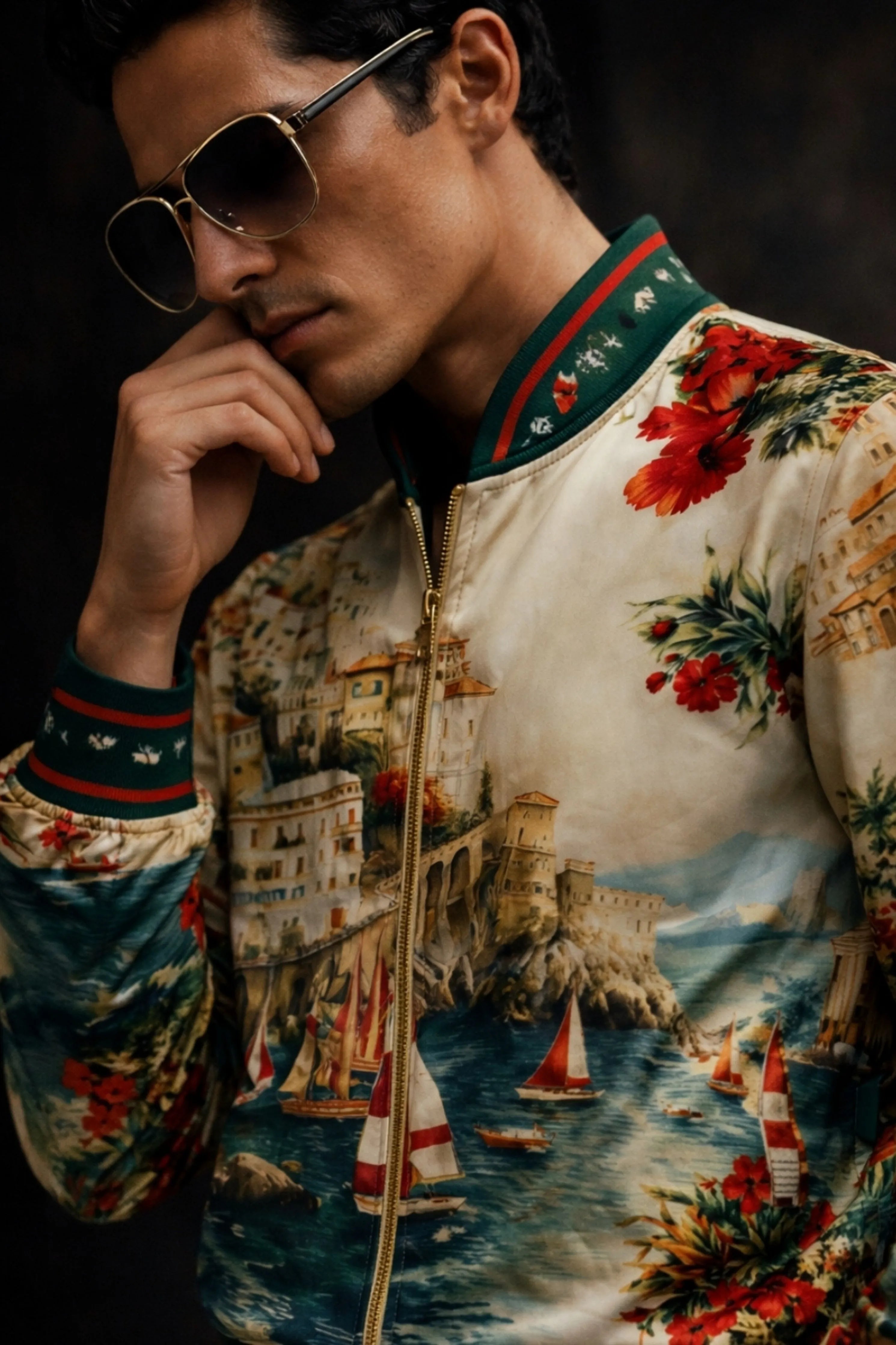 Amalfi Scenic Bomber Jacket