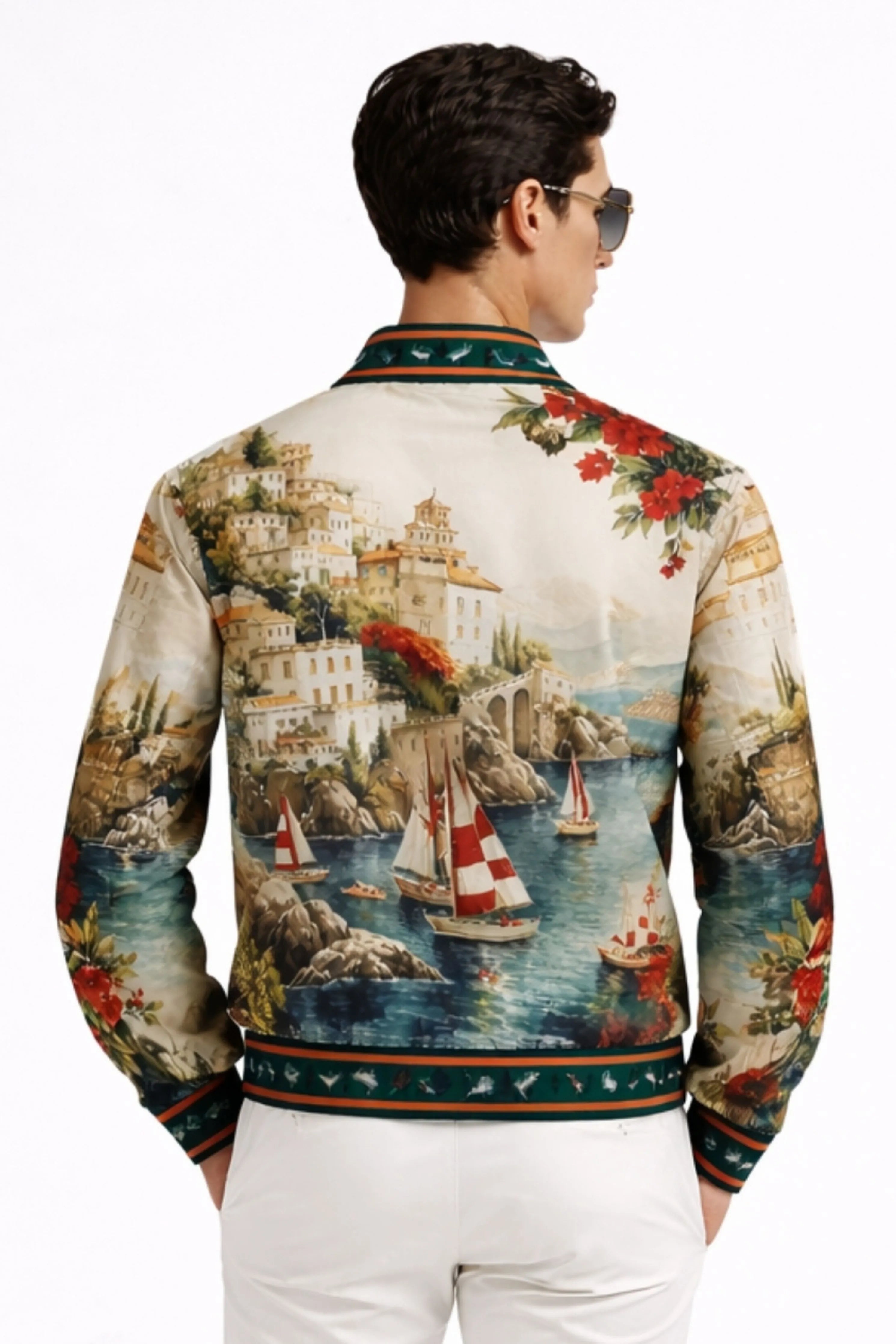 Amalfi Scenic Bomber Jacket