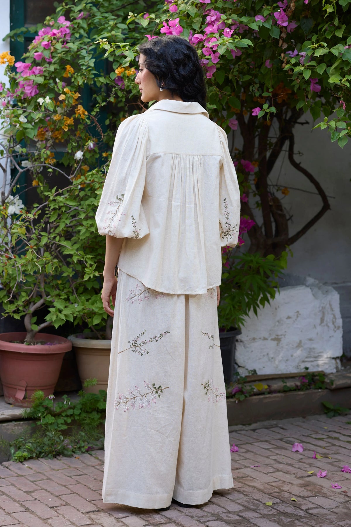 Romily Co-ord Set In Ecru