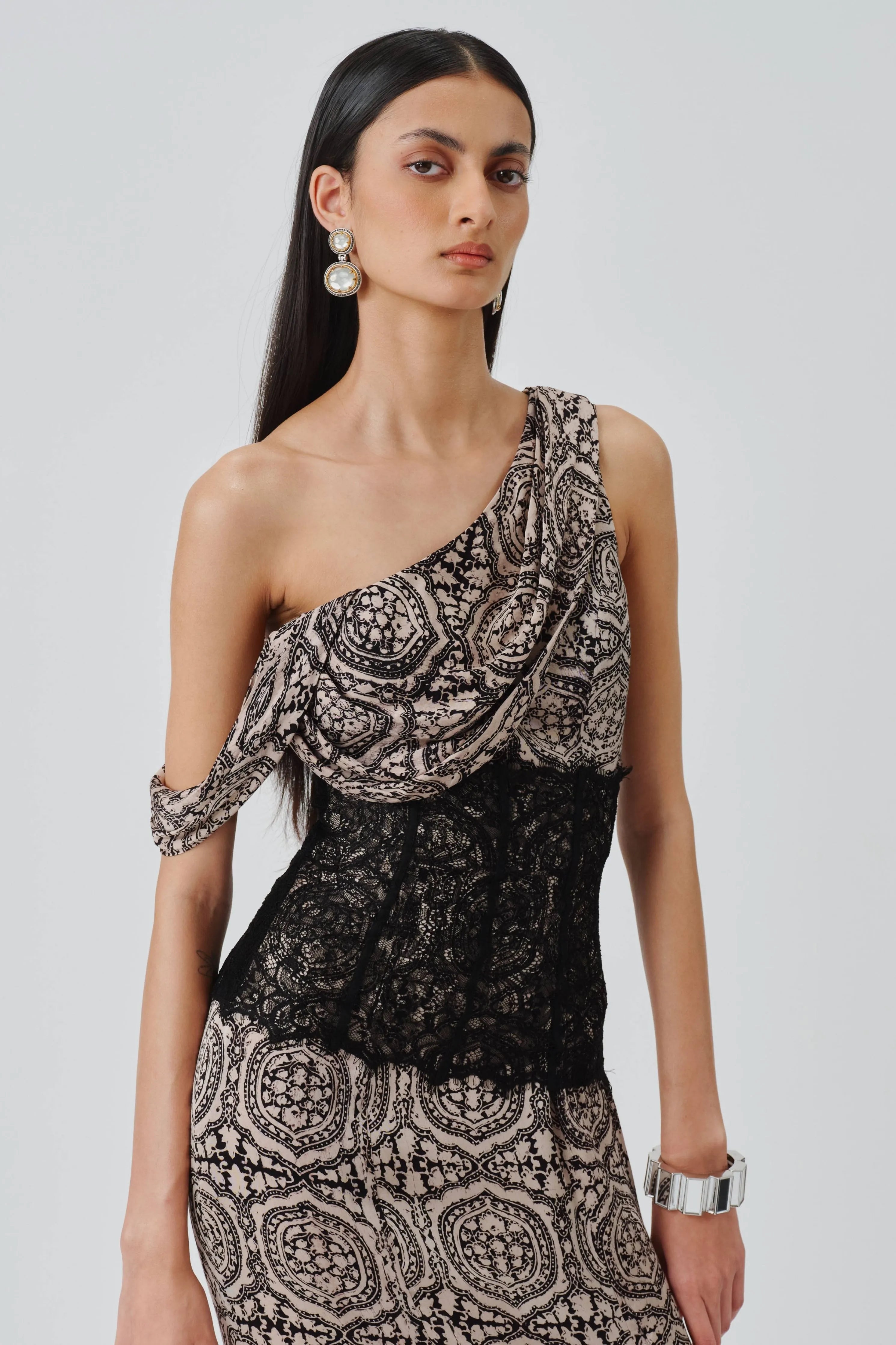 Tara Ajrakh Gown