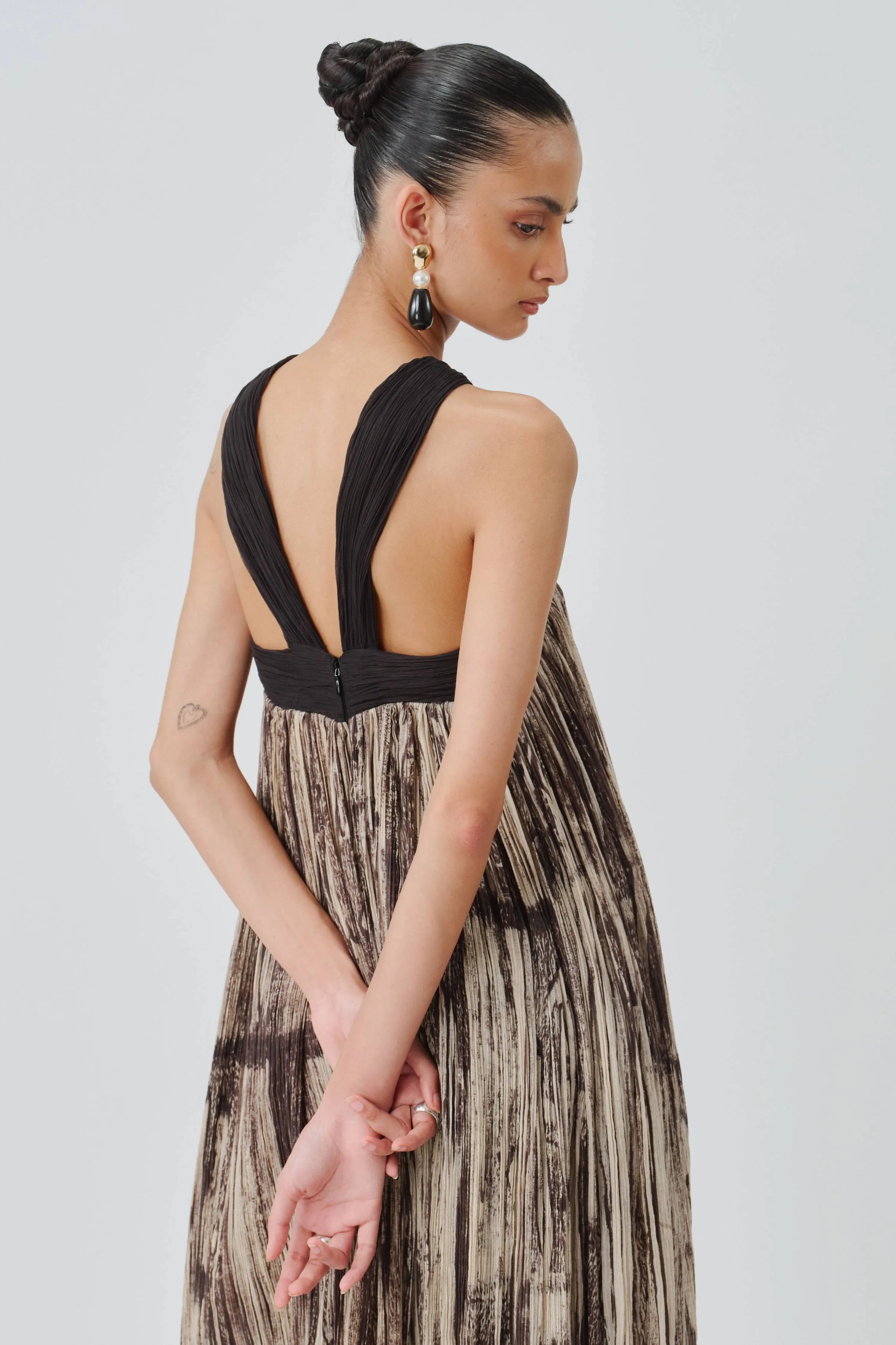 Dusk mulmul dress