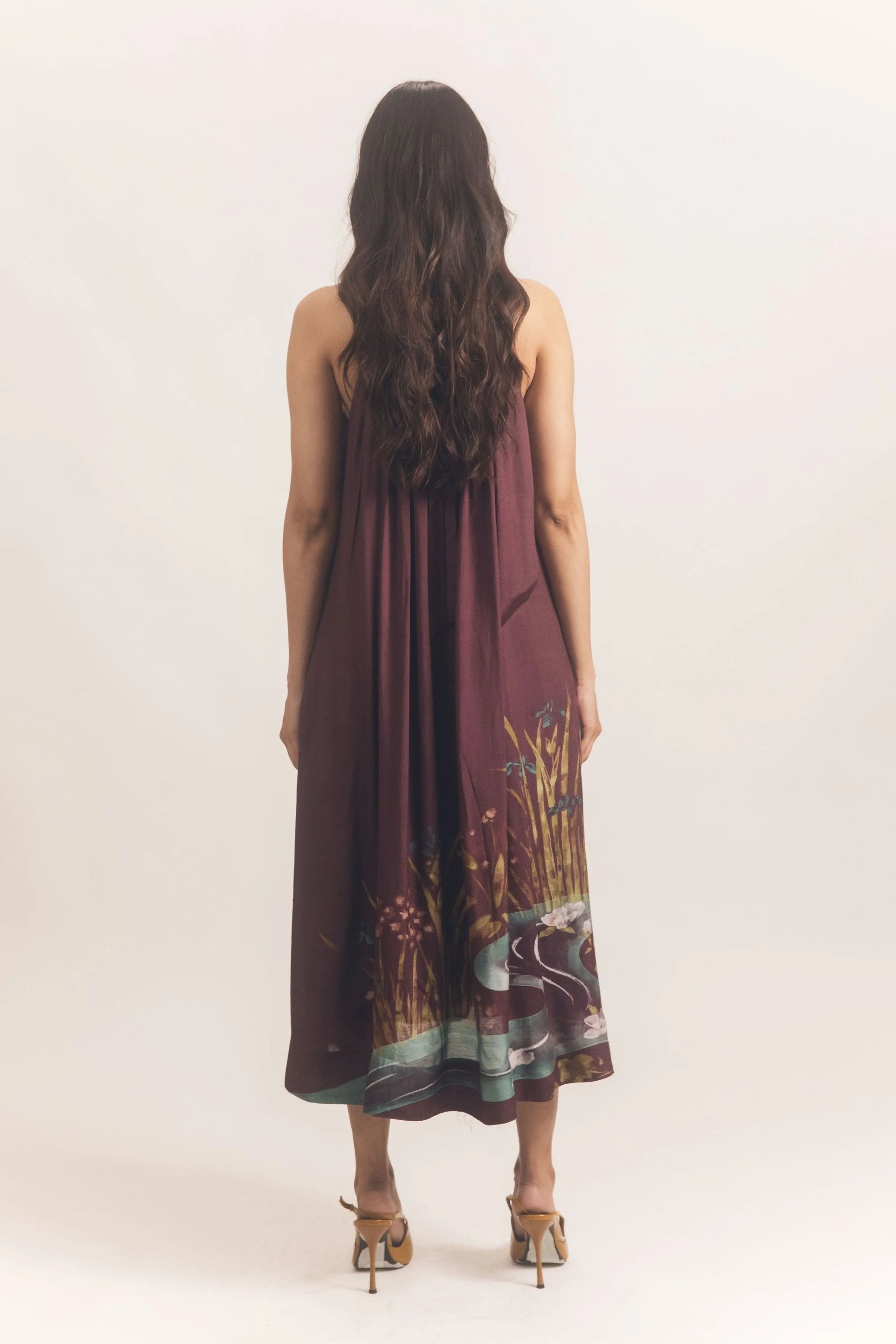 Malaiya Dress Wine