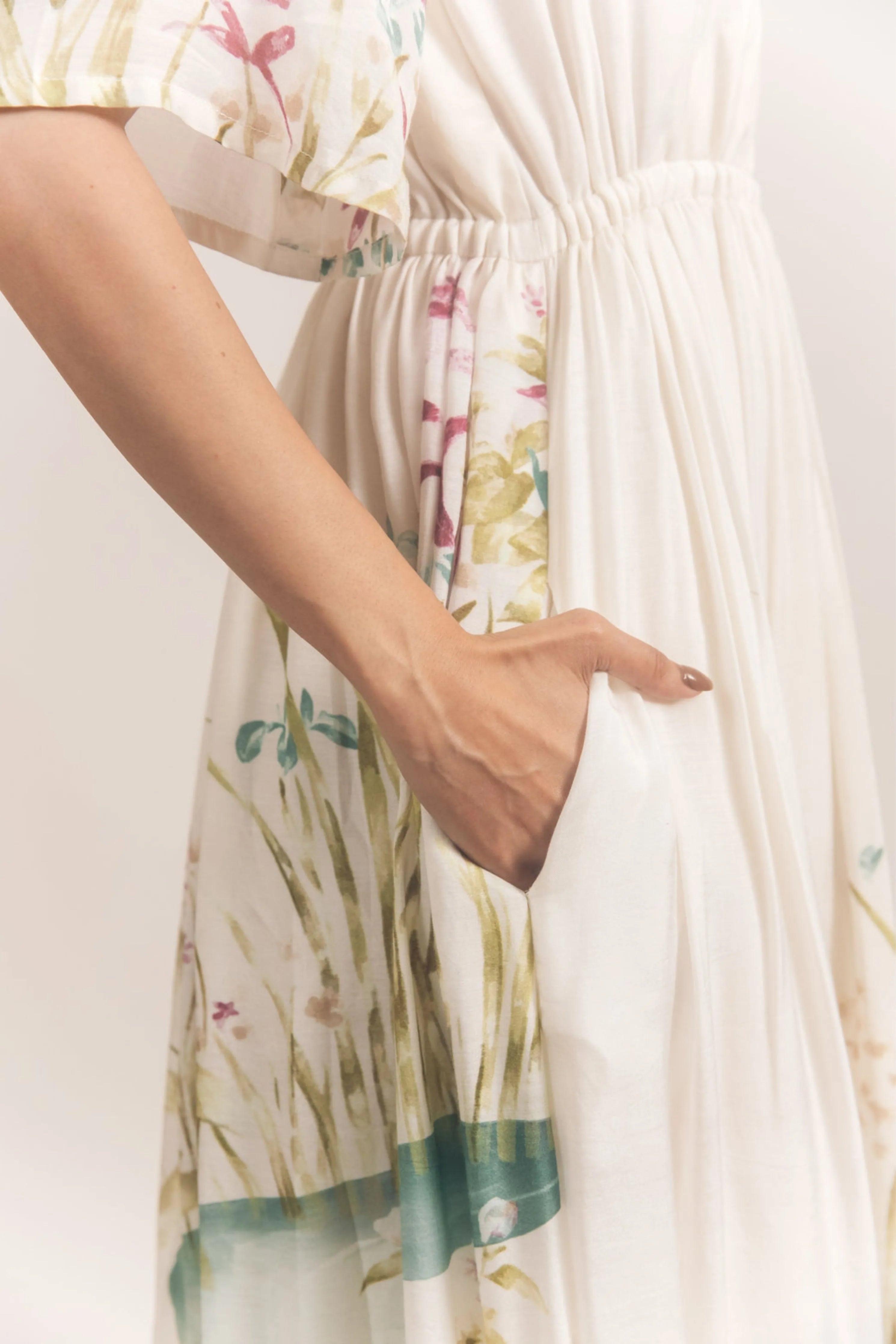 Tier Dress White