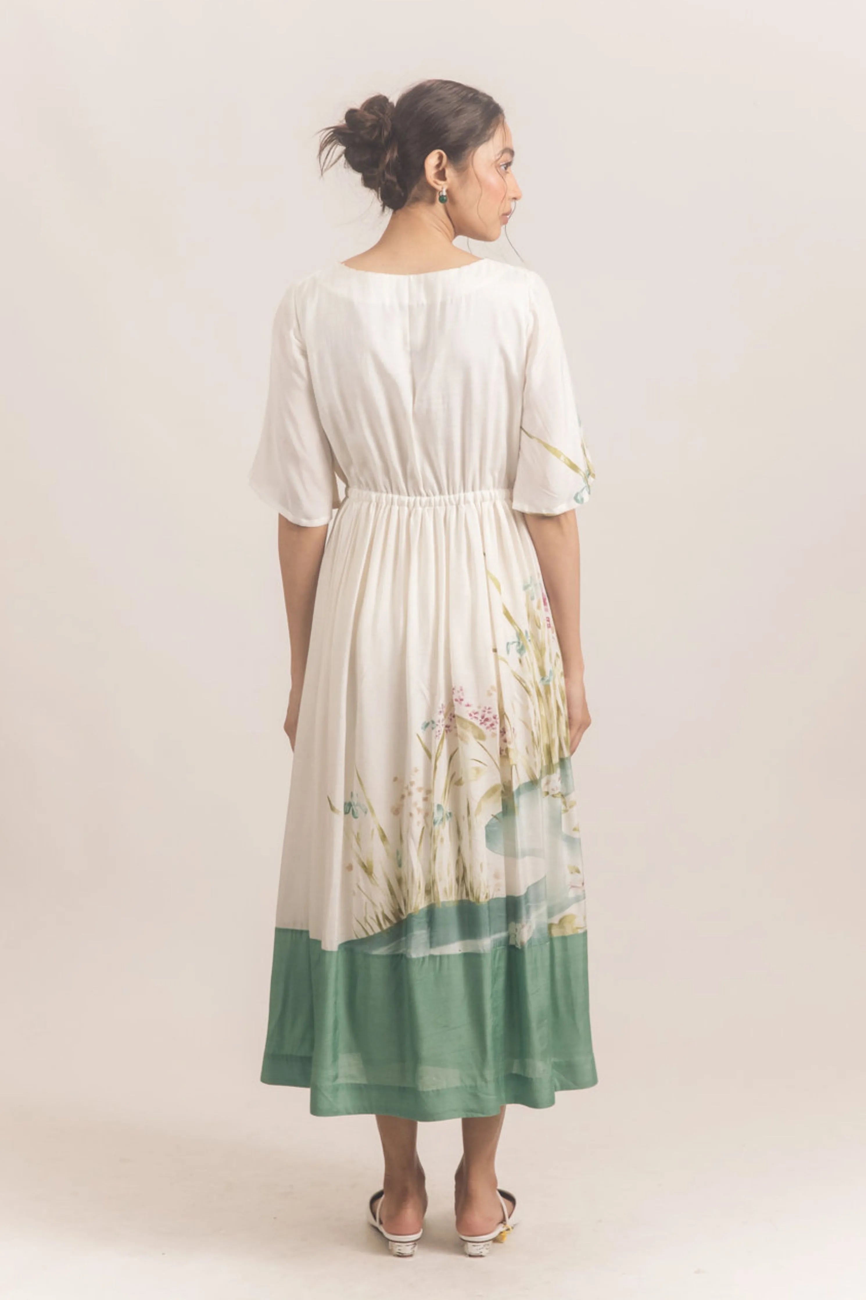 Tier Dress White