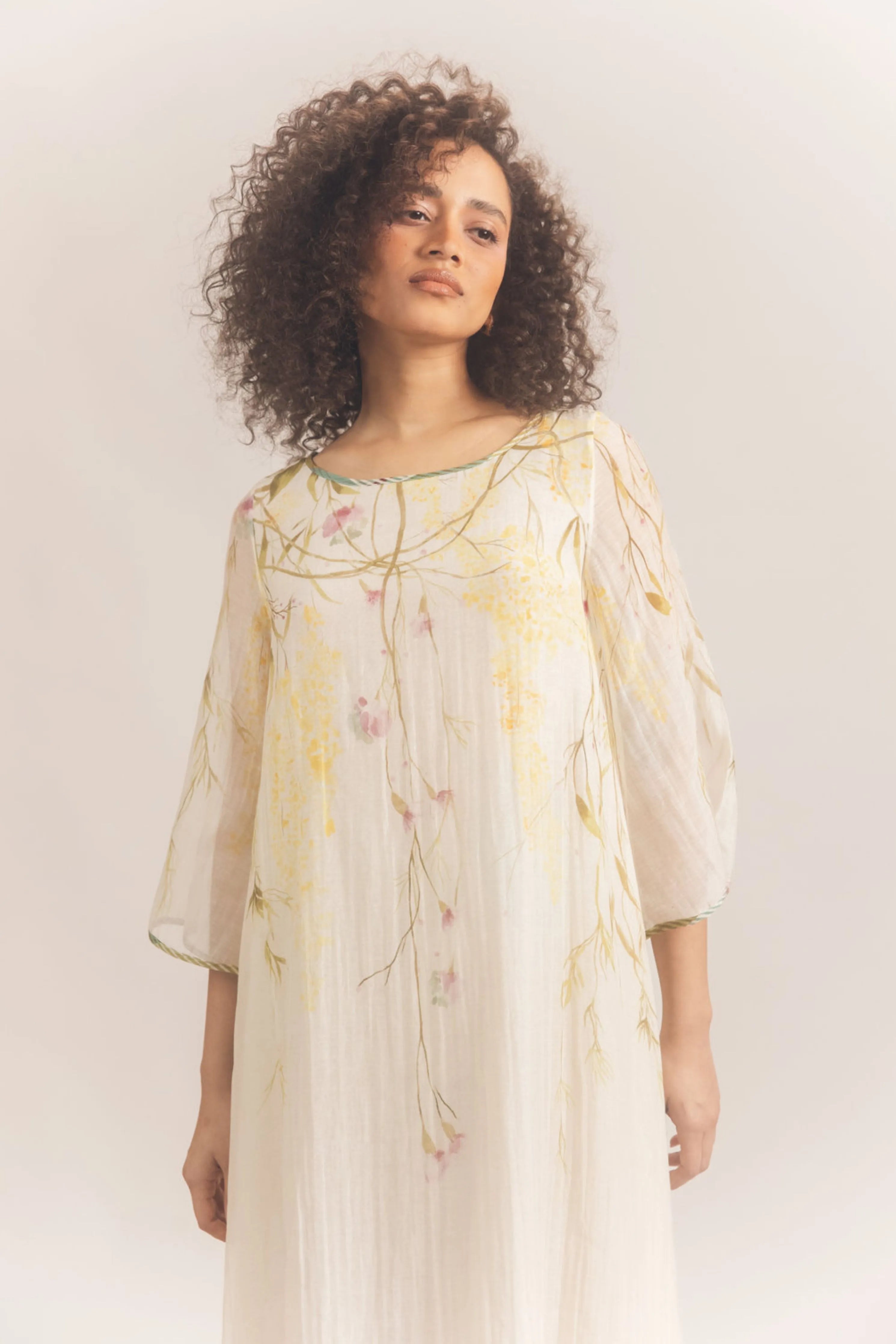 Vine Hill Top Dress White