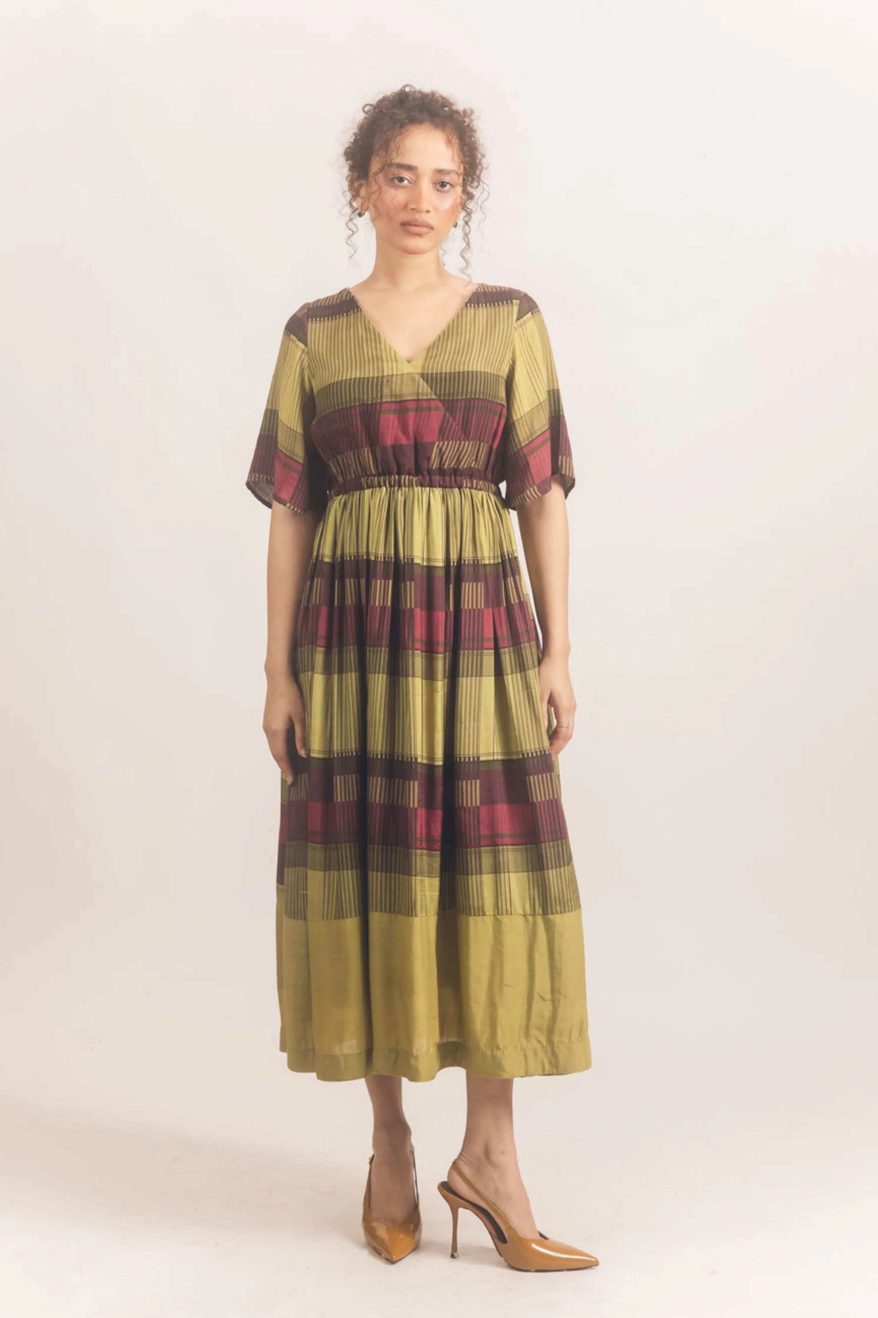 Tier Dress Wine