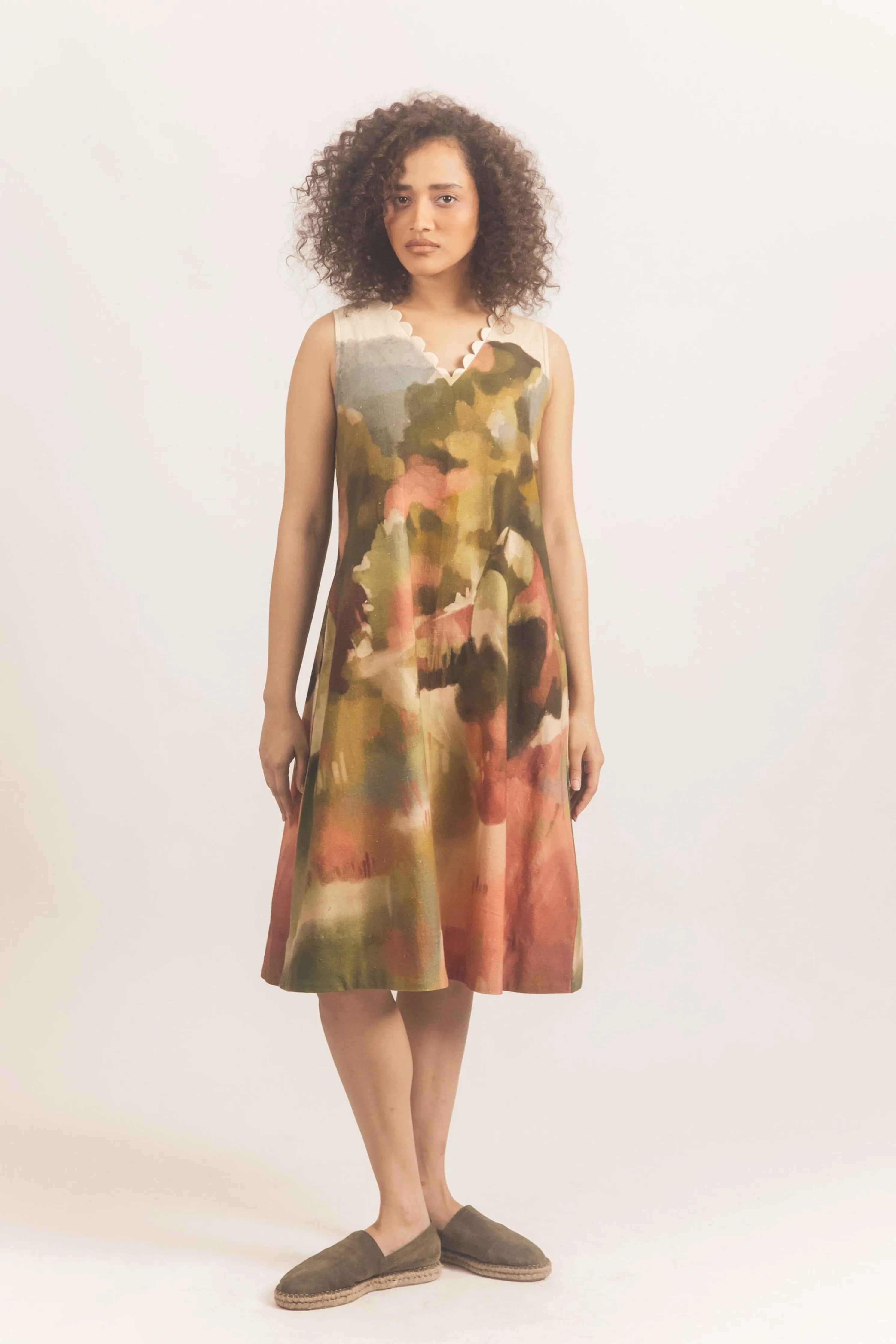 Lea Scallop Dress