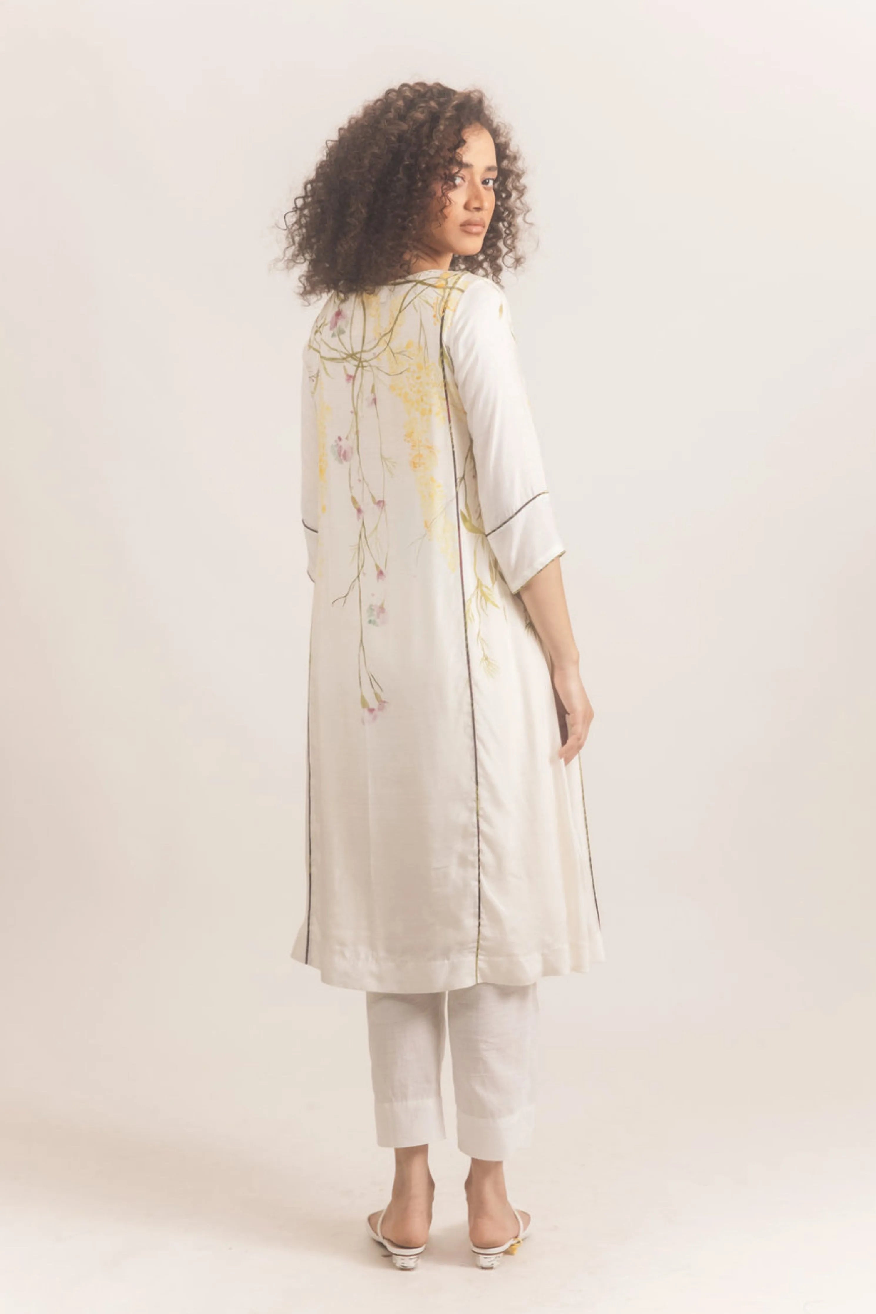 Sienna Kurta Set White