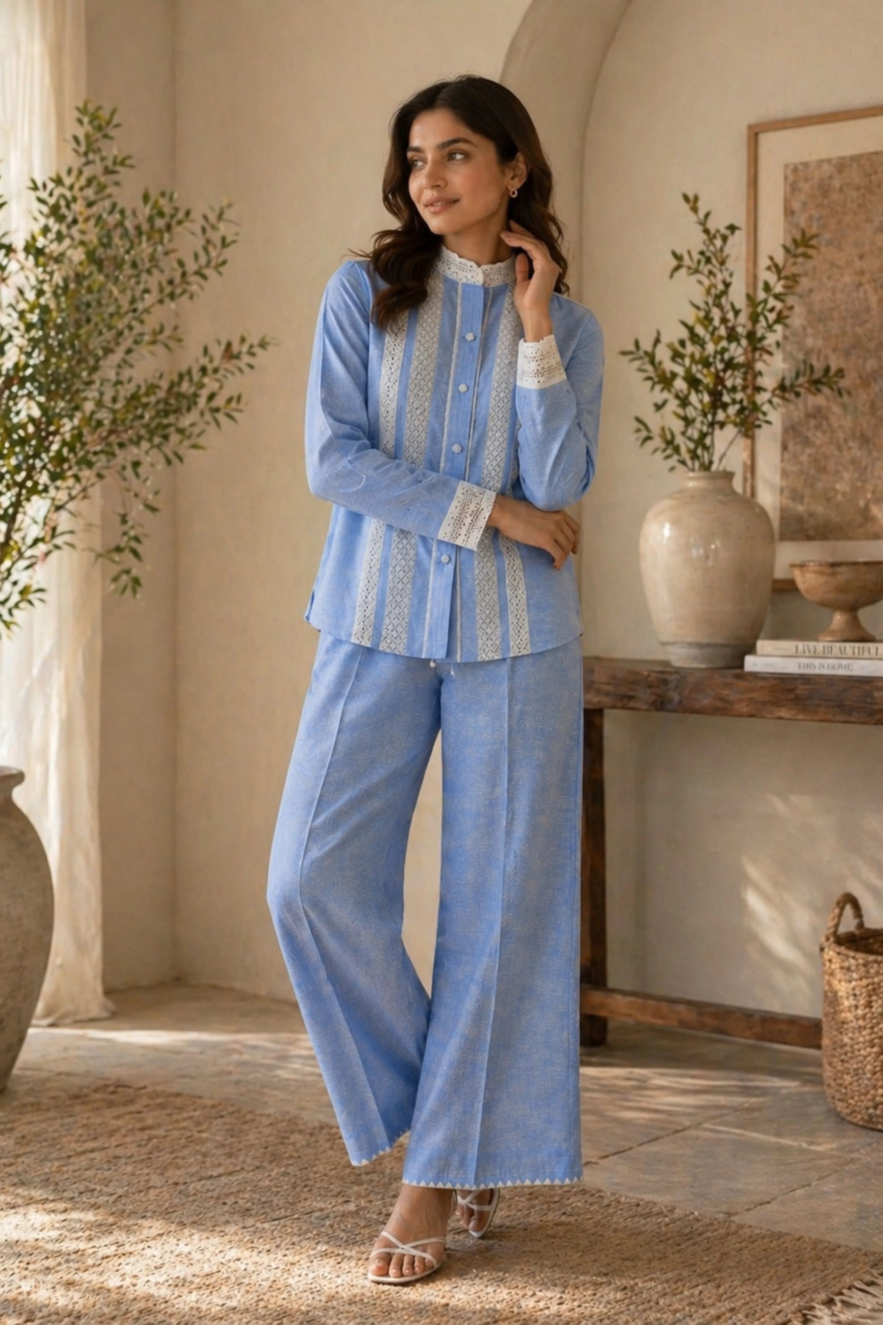 Azure Élan Co-Ord Set