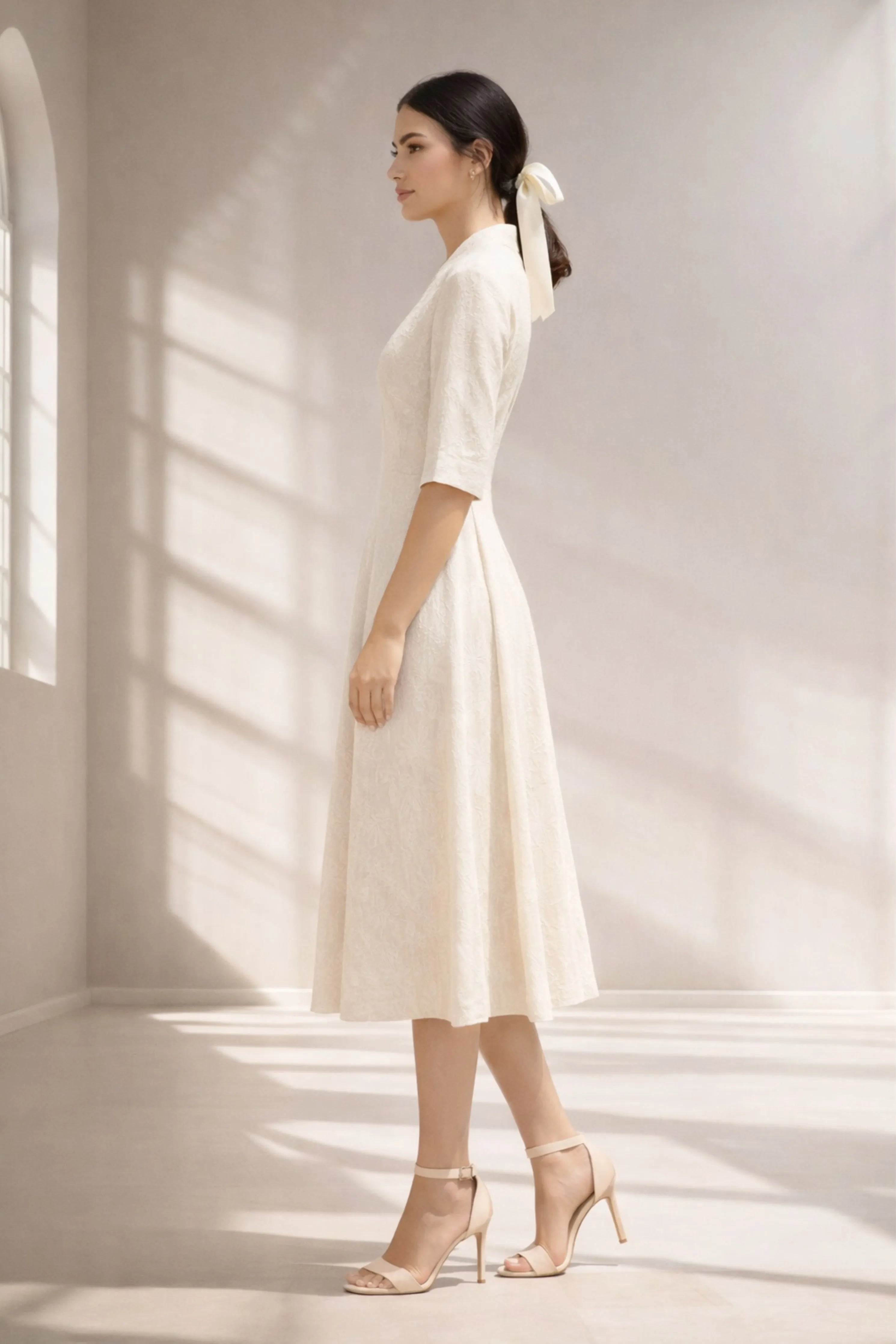 Ivory Heirloom Lace Dress