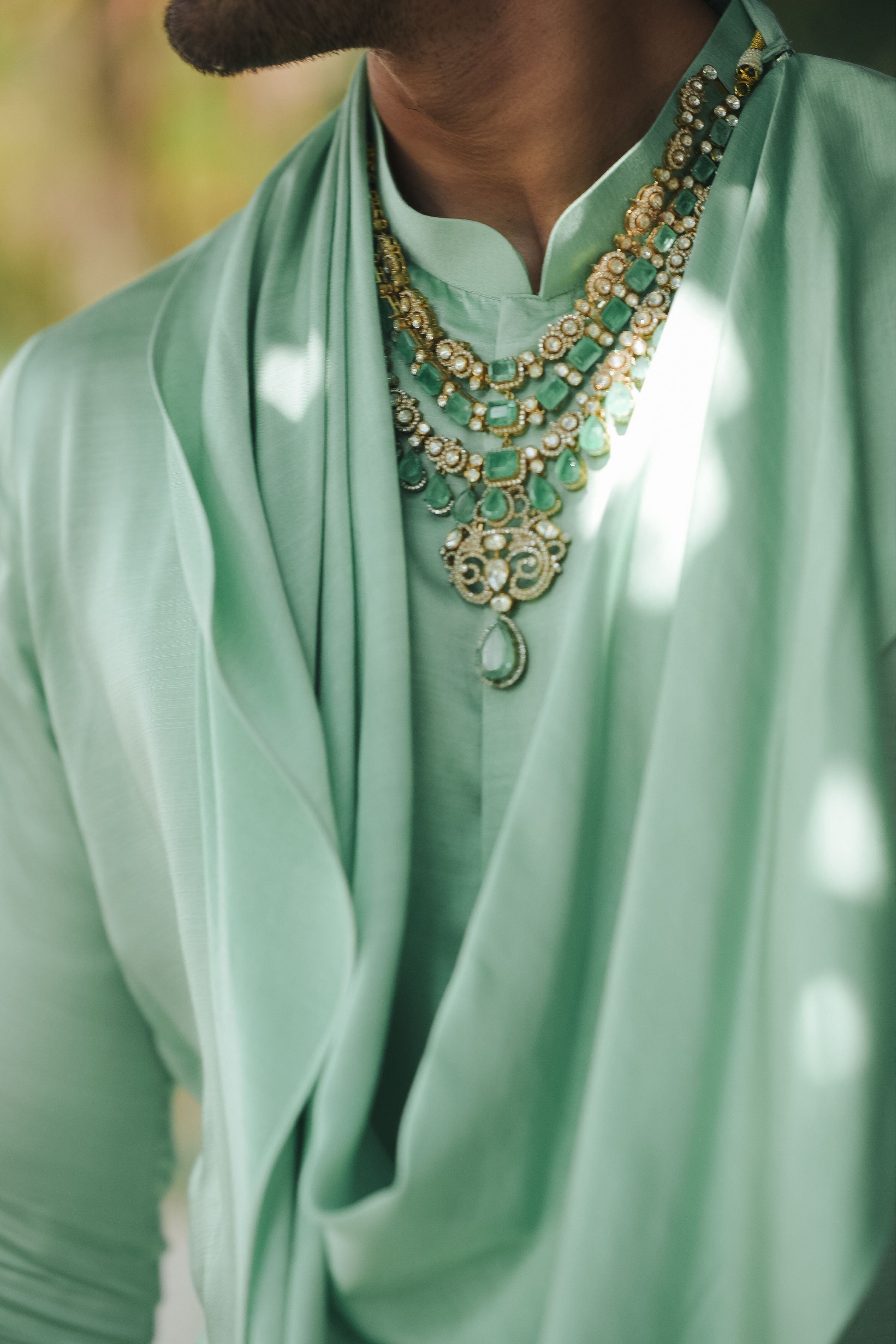 Cowl Kurta Set