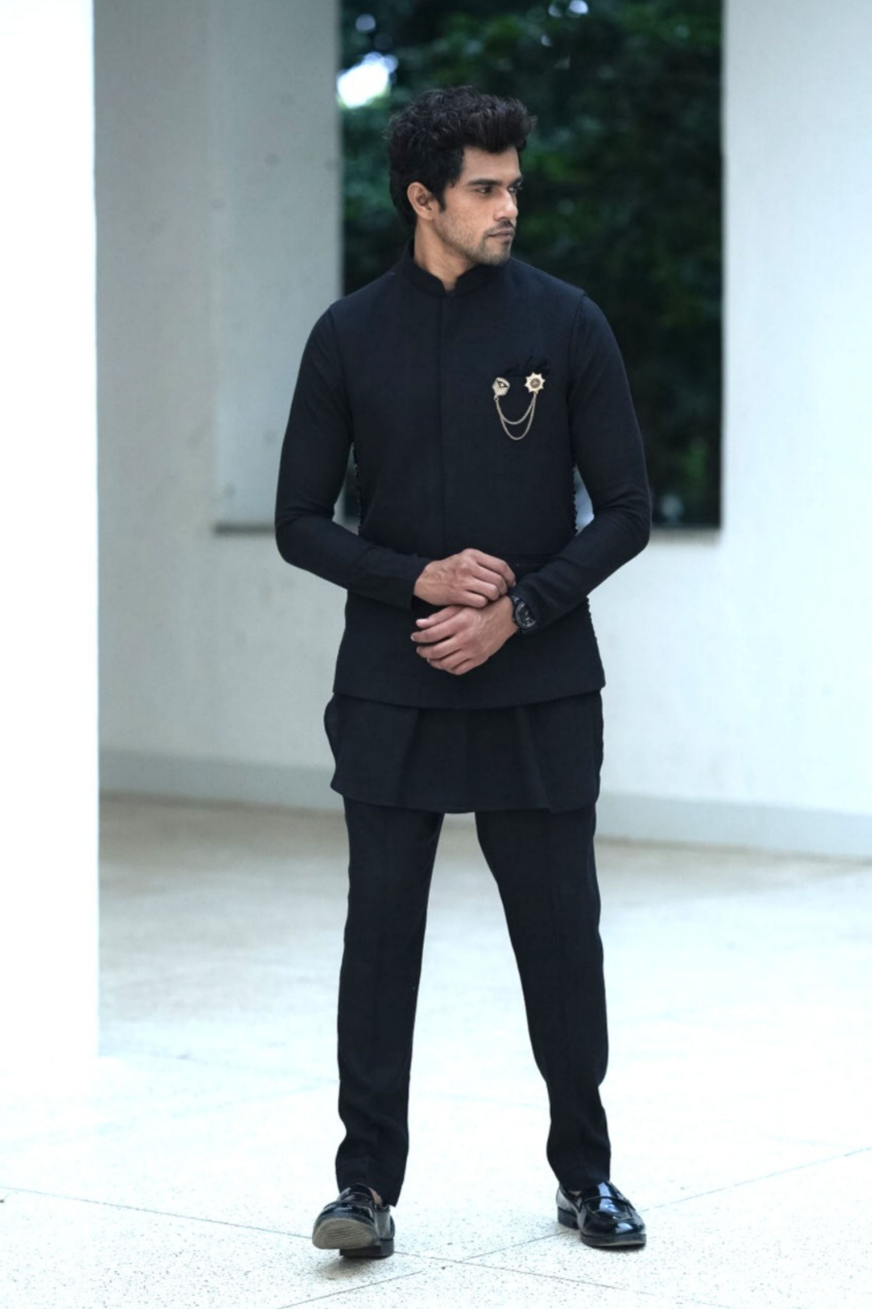 Regal Crystal Bundi Kurta Set