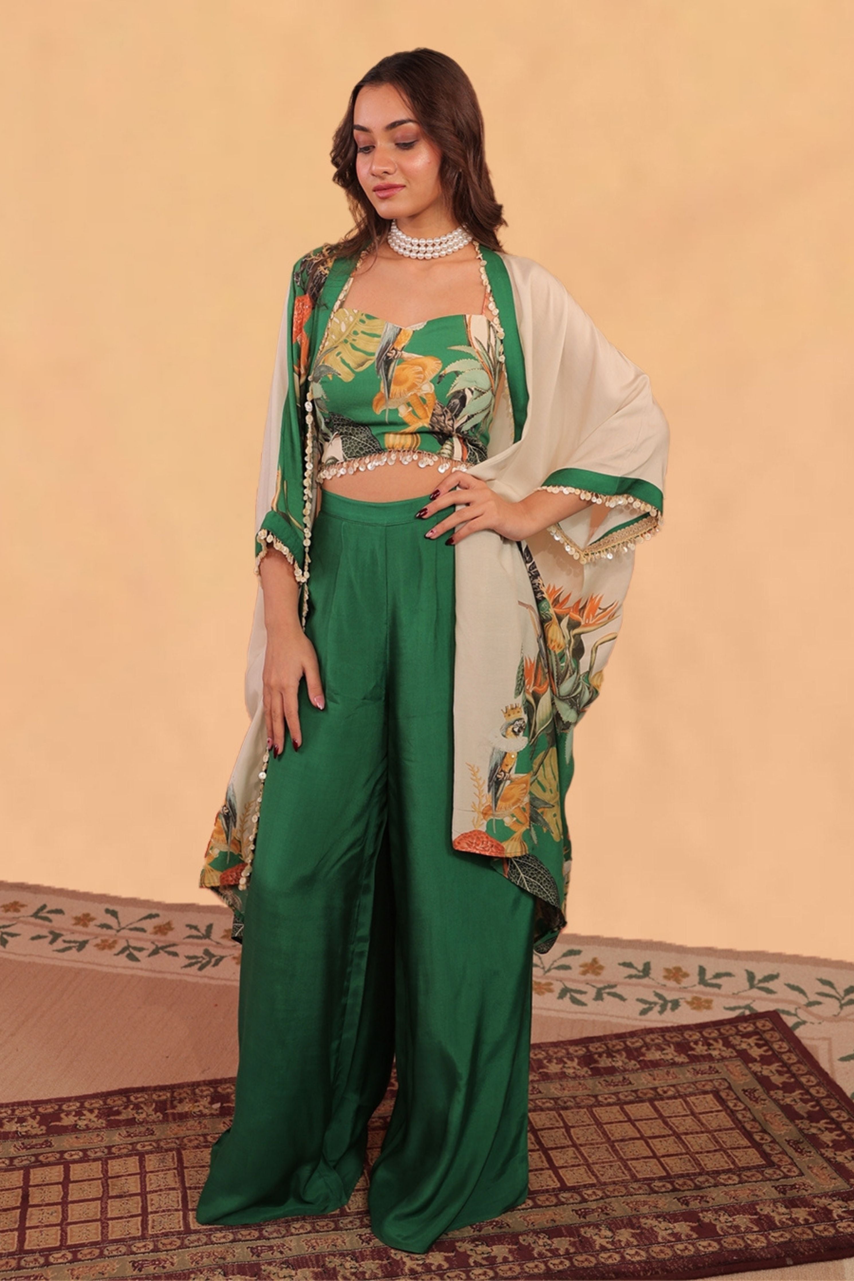 Kokum Shrug Co-Ord Set