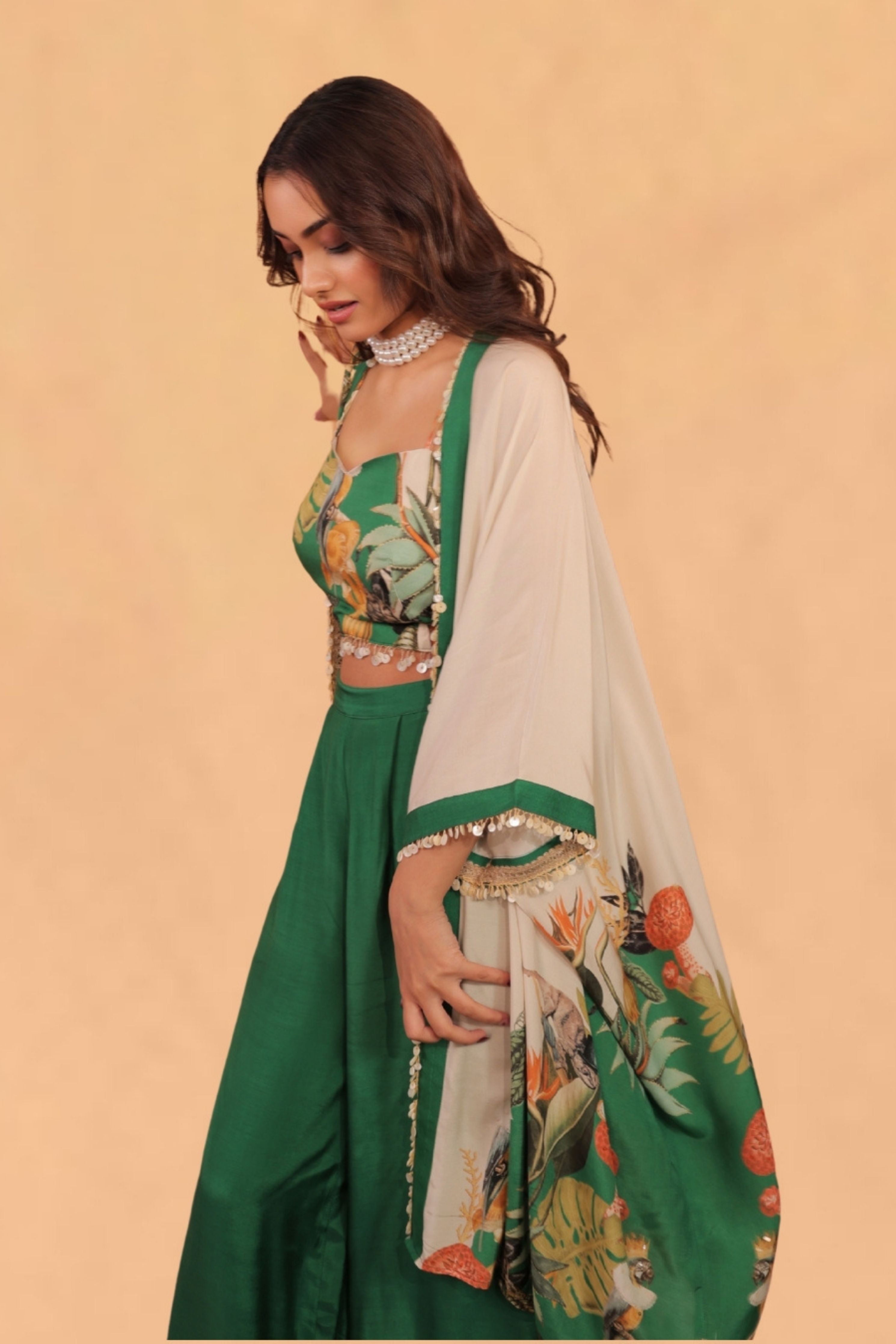 Kokum Shrug Co-Ord Set