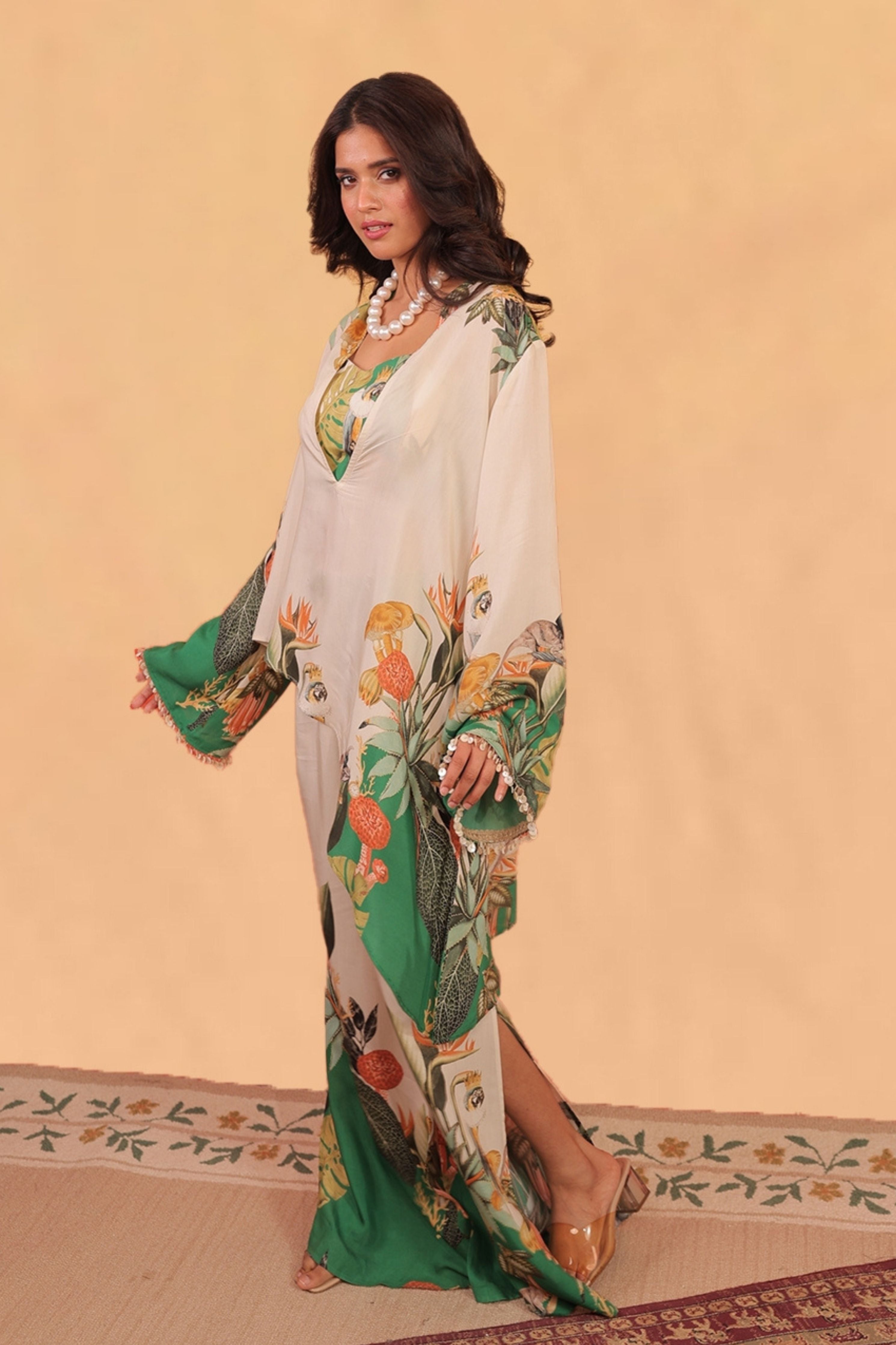 Kokum Asymmetric Tunic Co-Ord Set