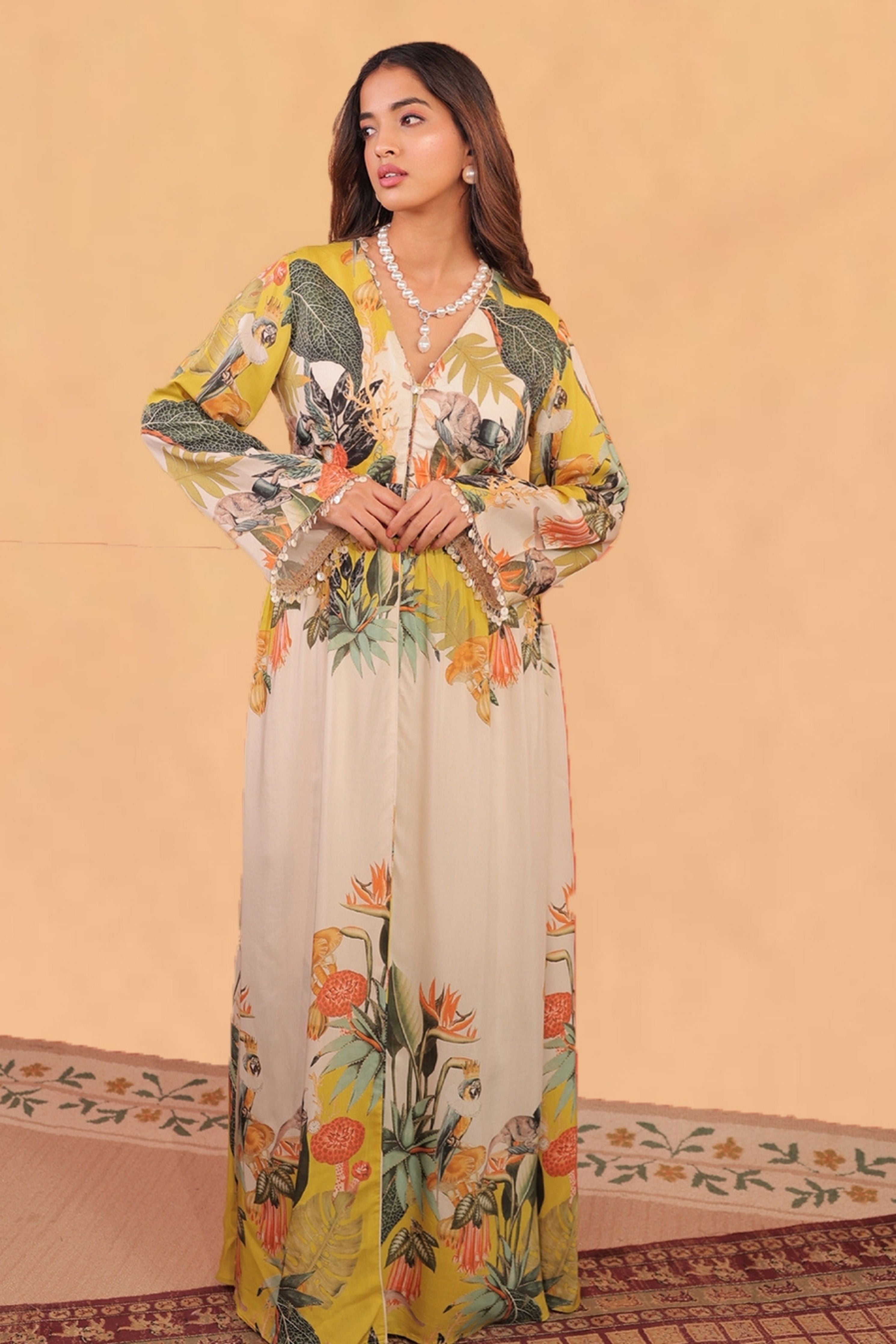 Kokum Slit Flared Dress