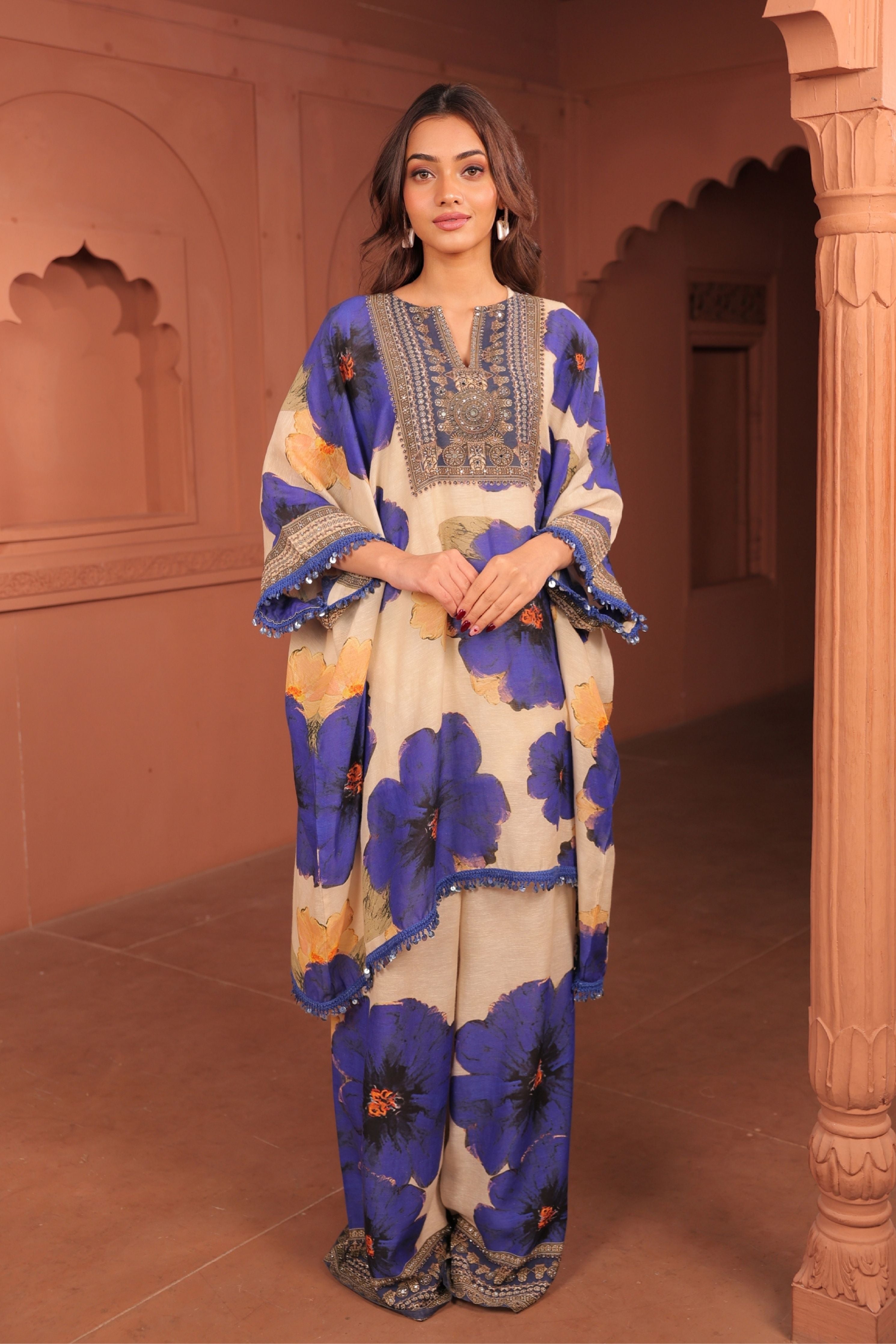 Pankhudi Short Kaftan Set