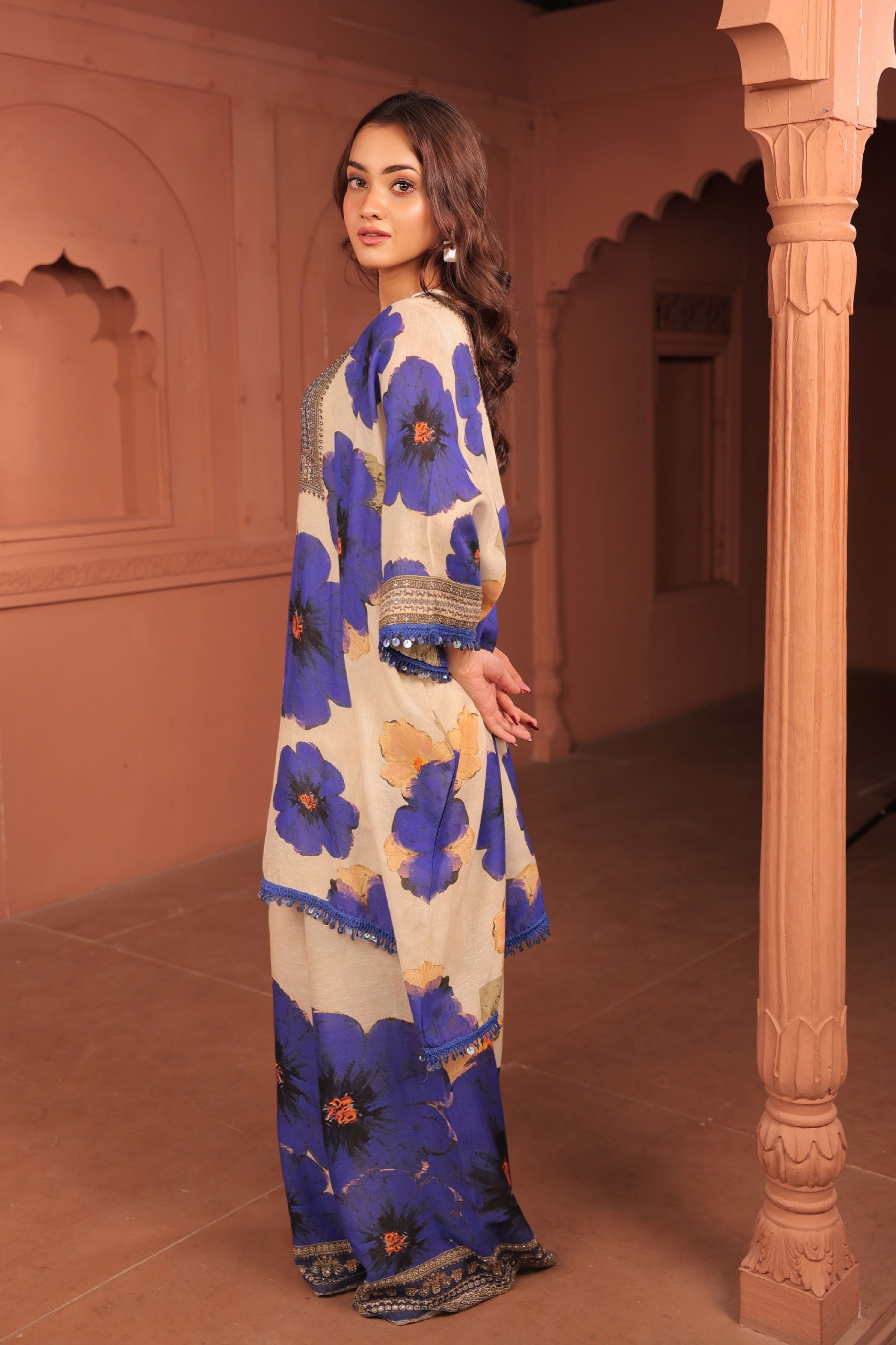 Pankhudi Short Kaftan Set
