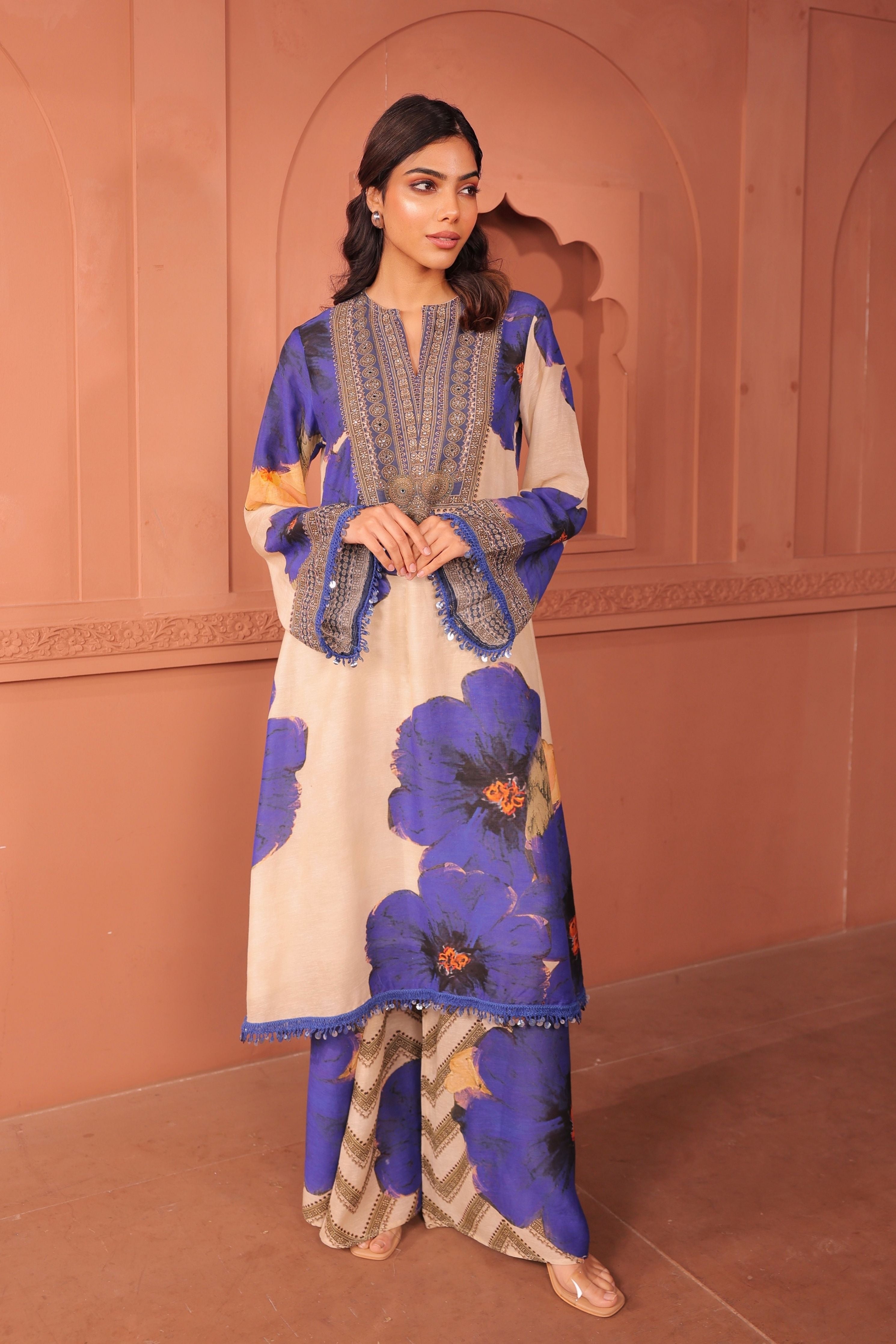 Pankhudi A-Line Kurta Set