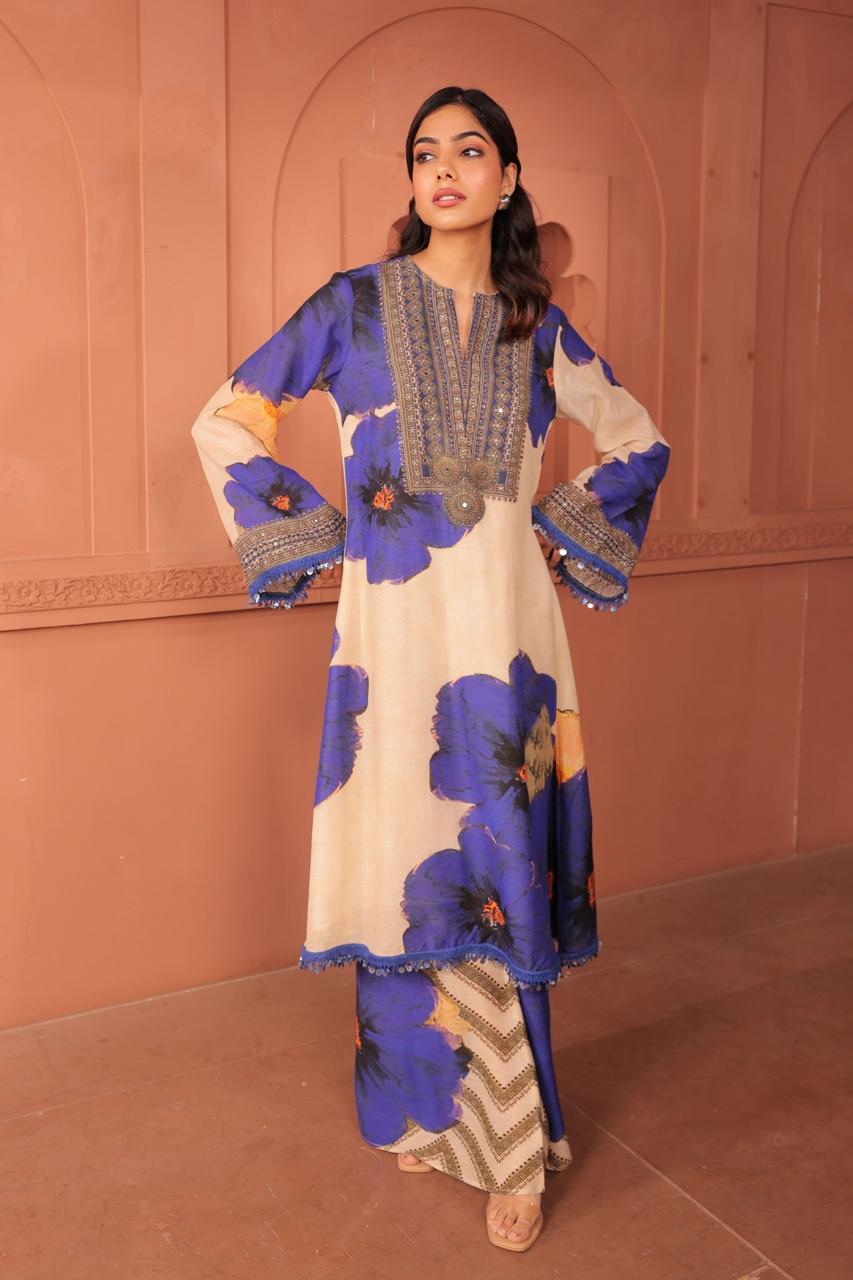 Pankhudi A-Line Kurta Set