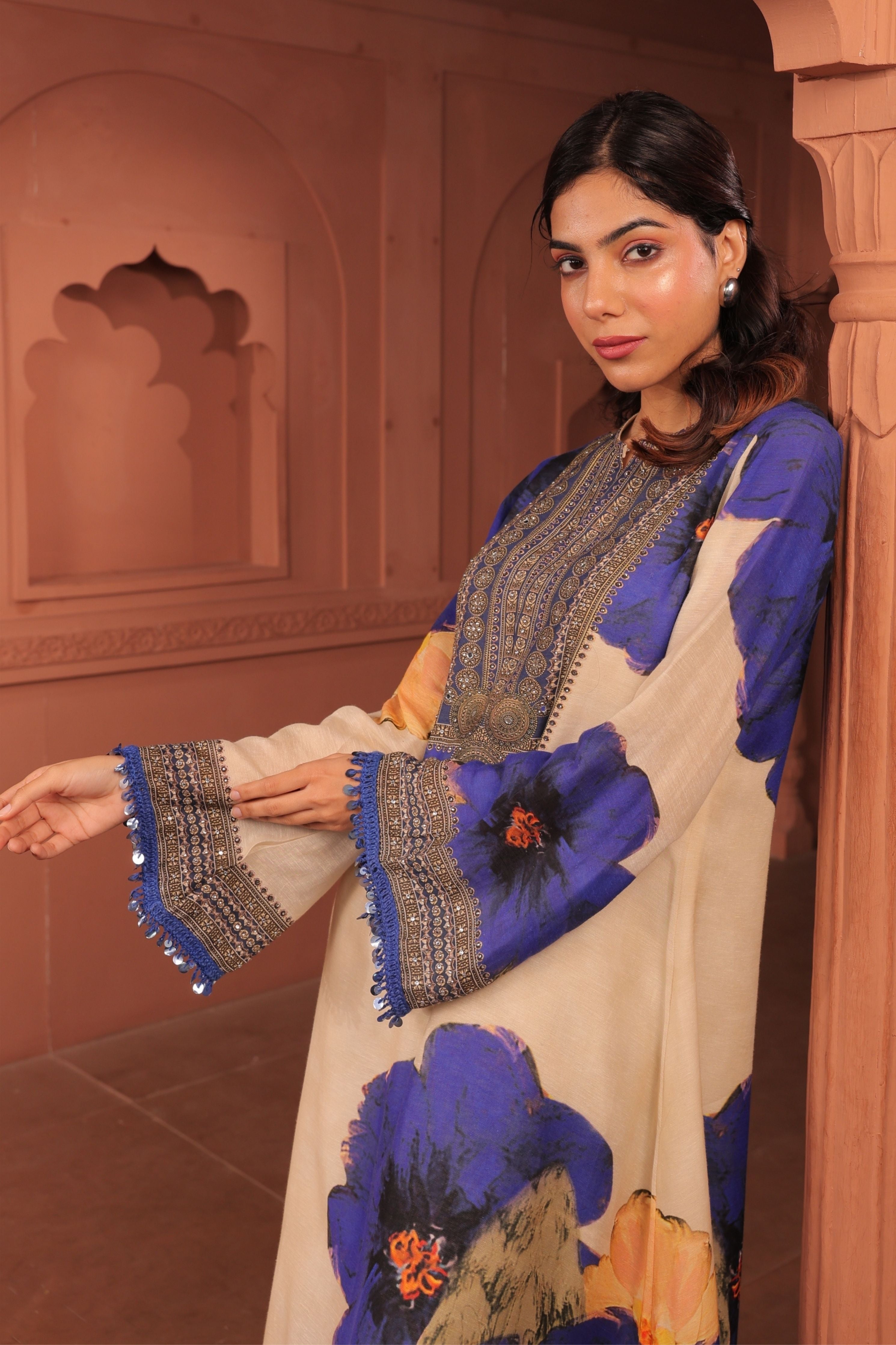 Pankhudi A-Line Kurta Set