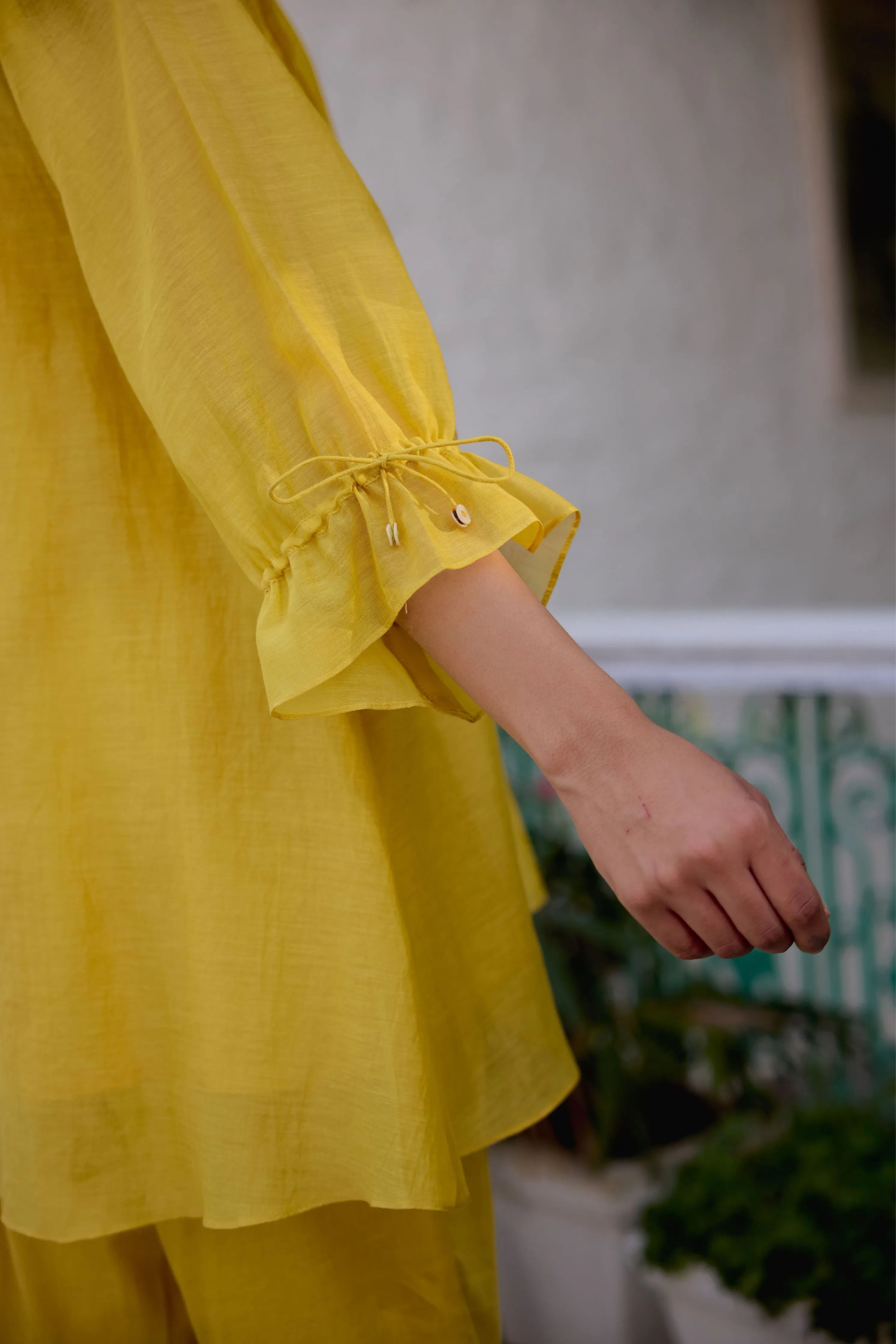 Yellow Sweet Rose Co-Ord Set
