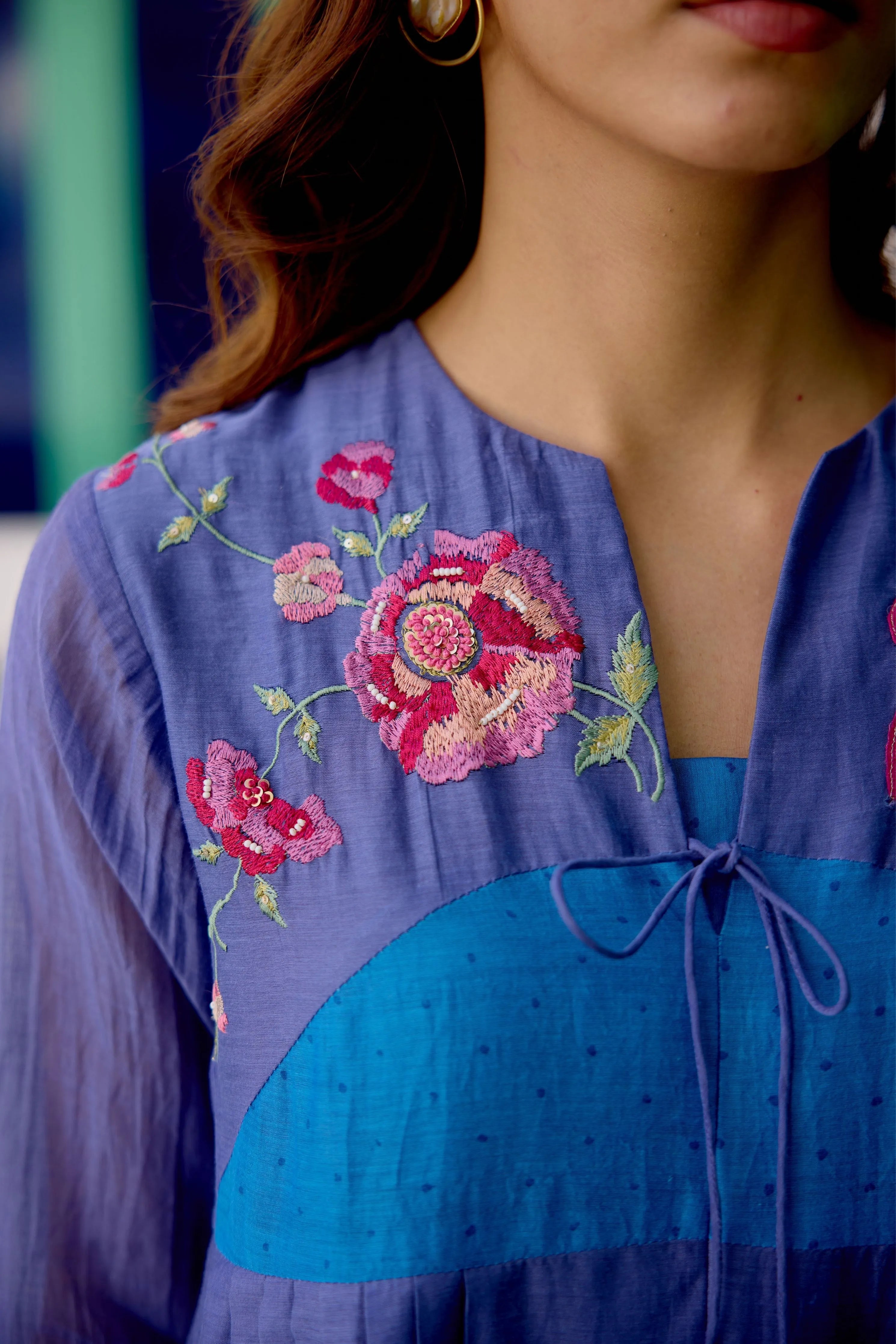 Blue Bloom & Sky Co-Ord Set