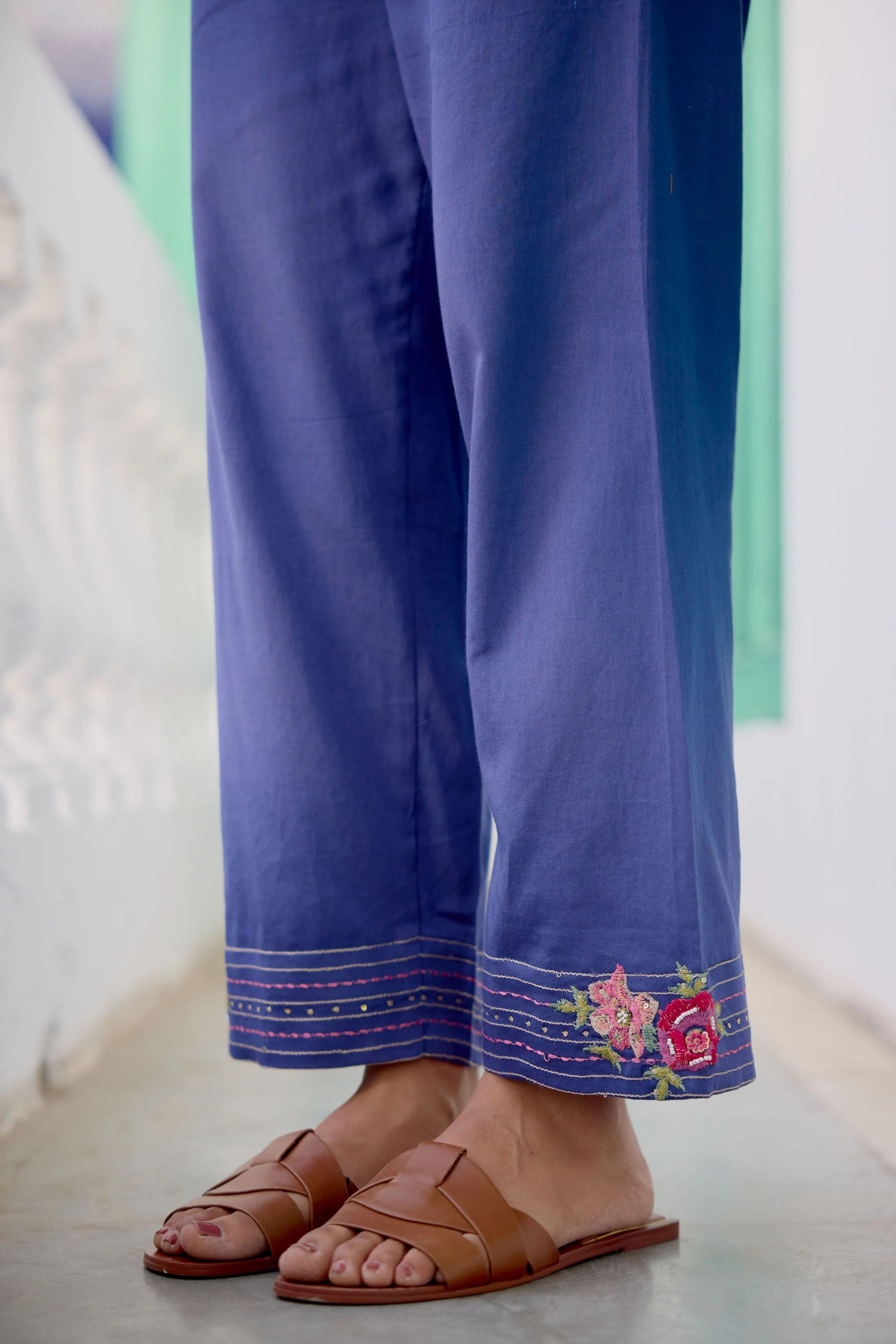 Blue Bloom & Sky Co-Ord Set