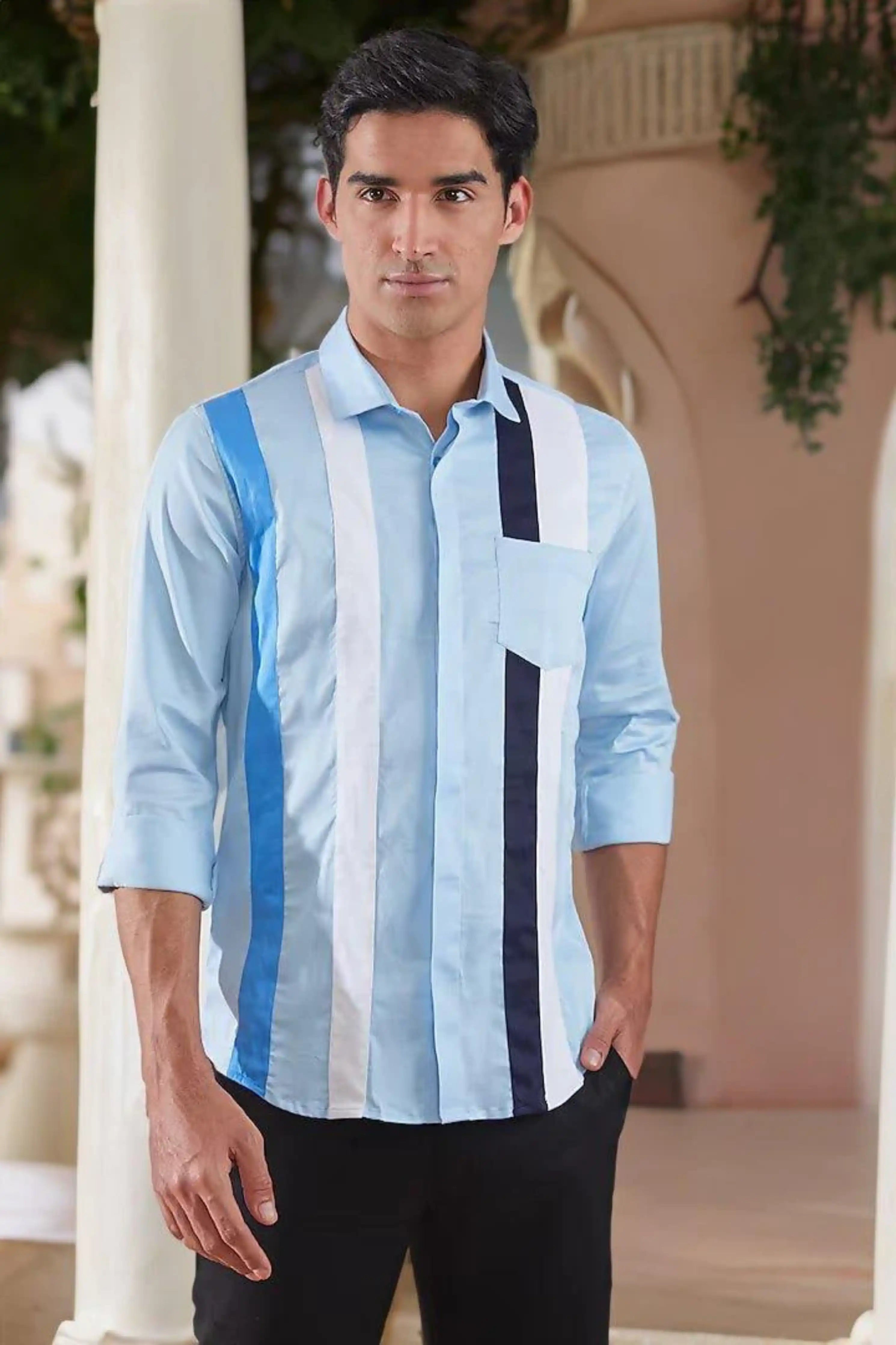 Casual Blue Shirt