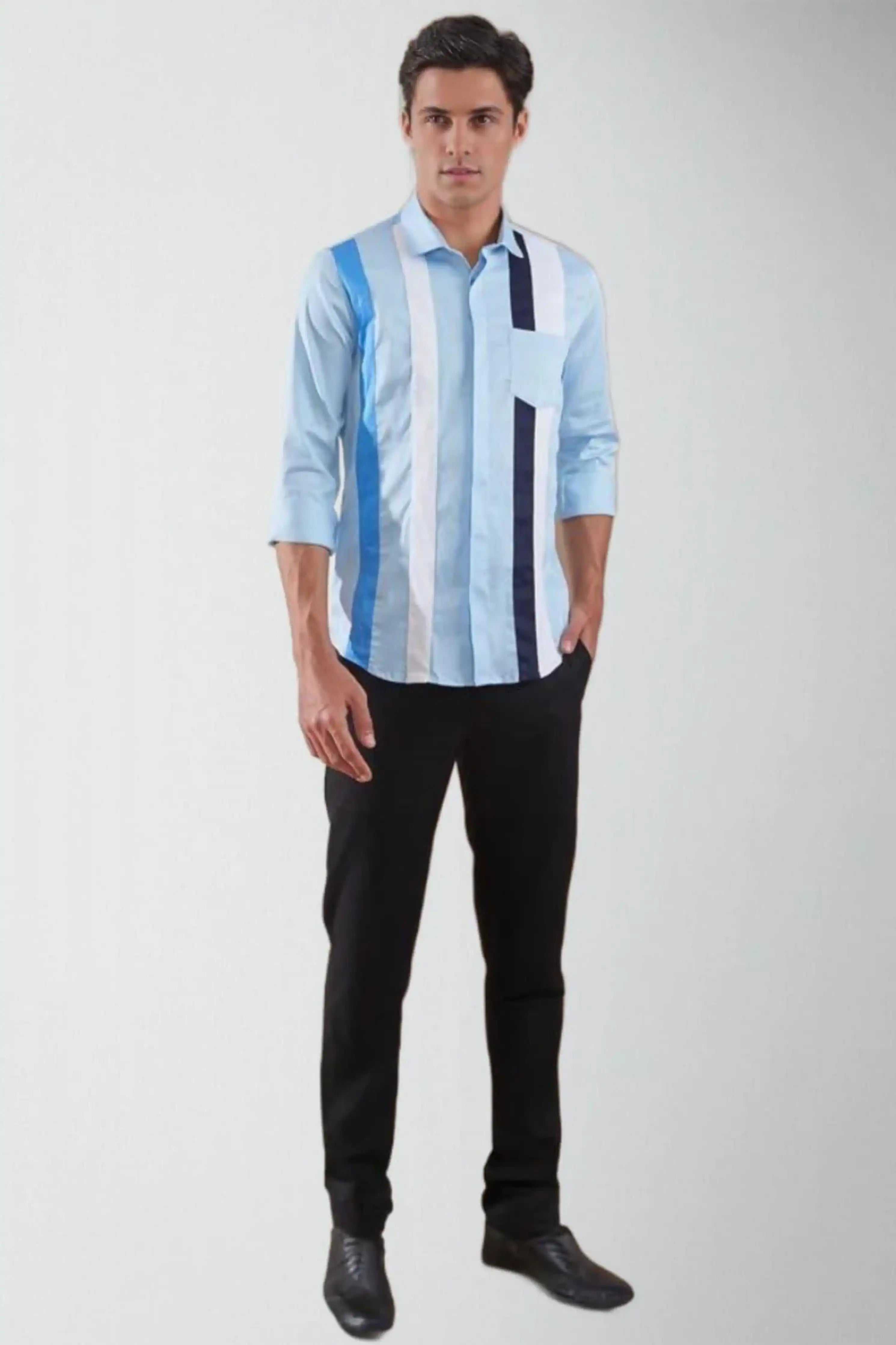 Casual Blue Shirt
