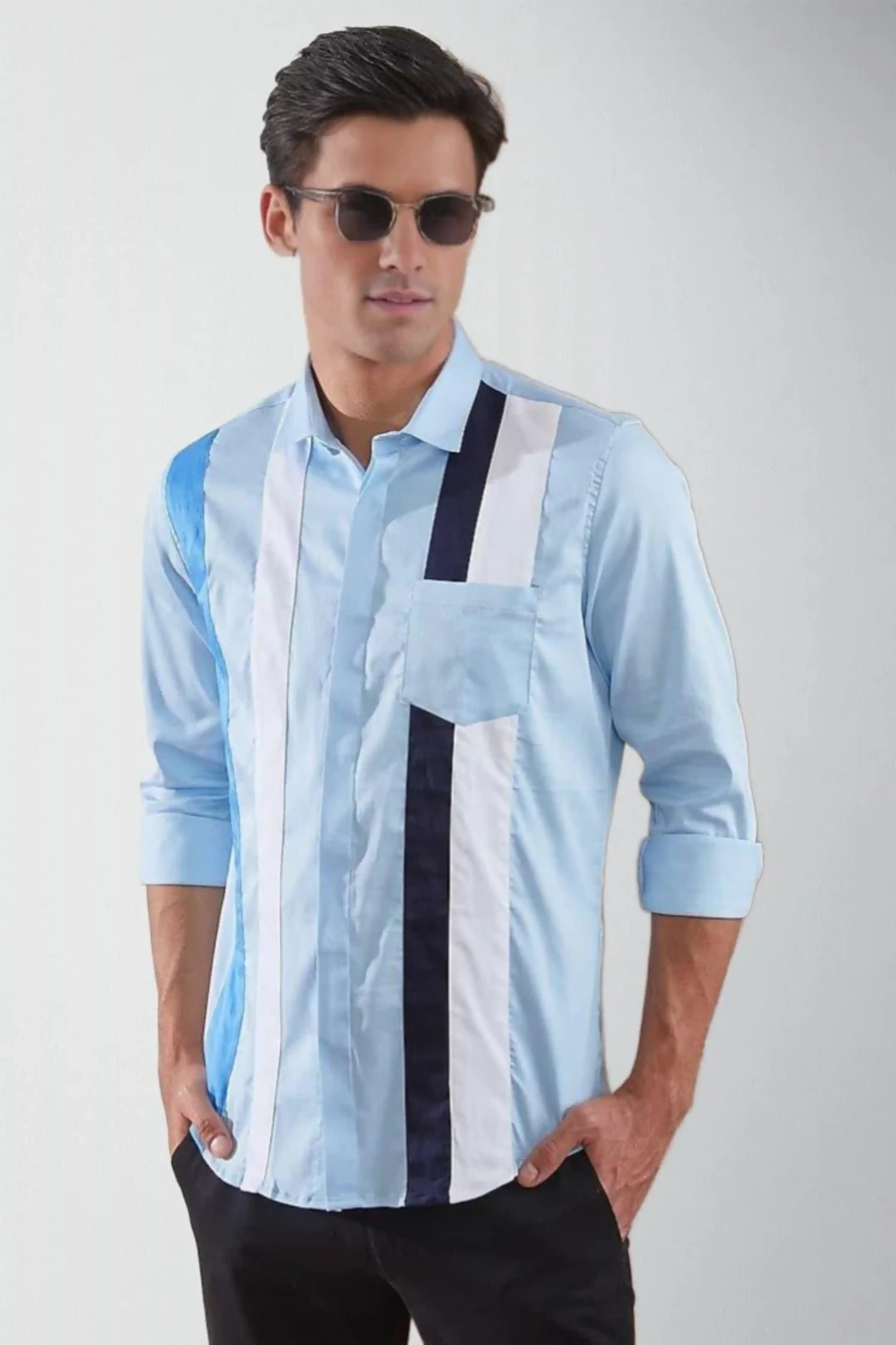 Casual Blue Shirt