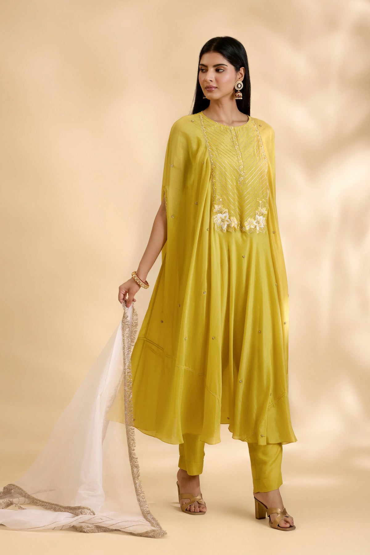 Kesar Sitara Anarkali Set