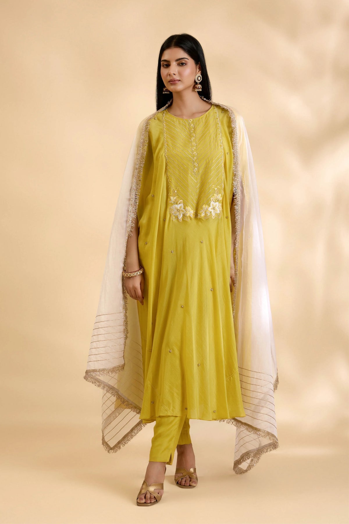 Kesar Sitara Anarkali Set