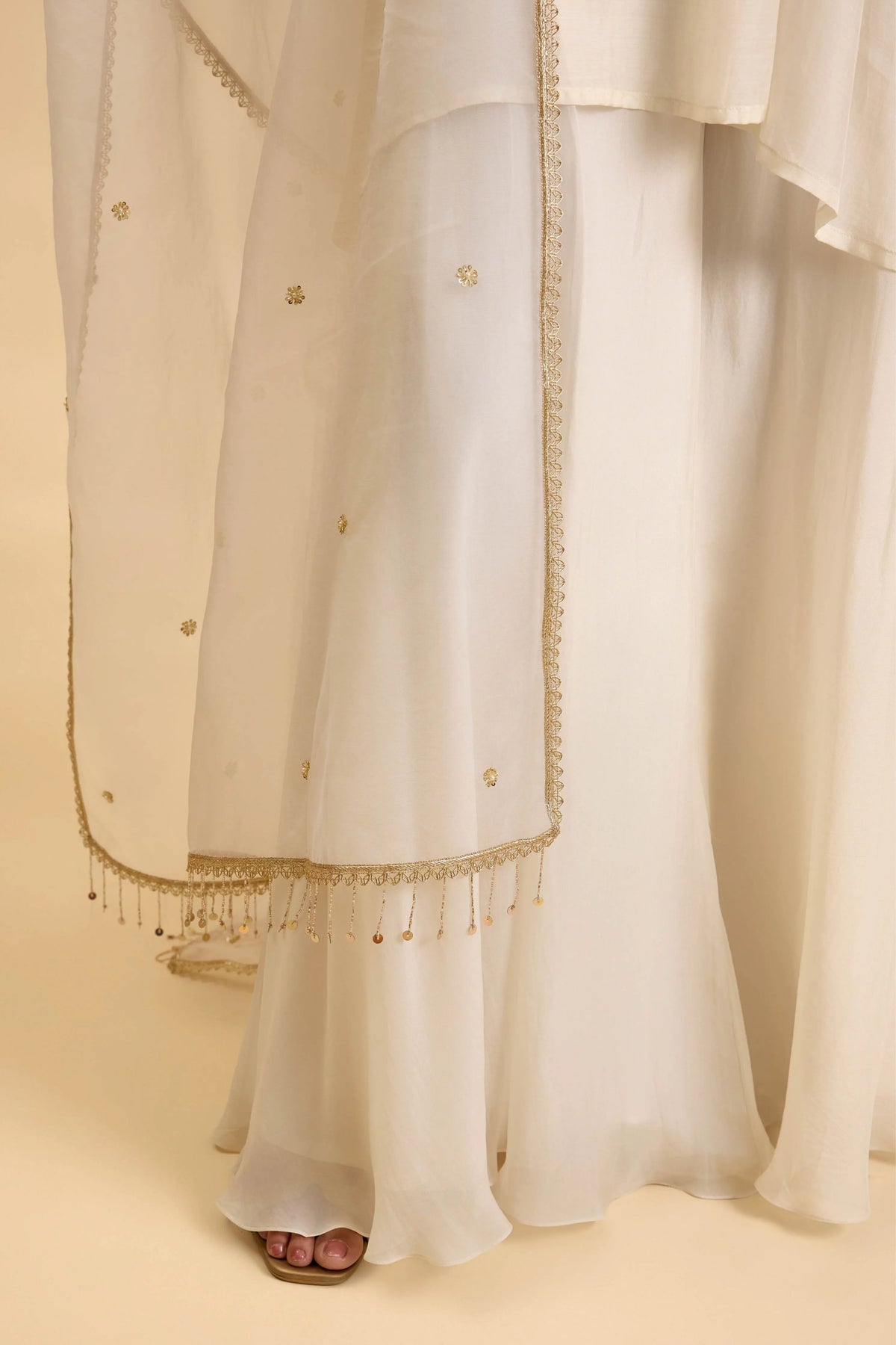 Chandani Amaya Short Kurta Sharara Set