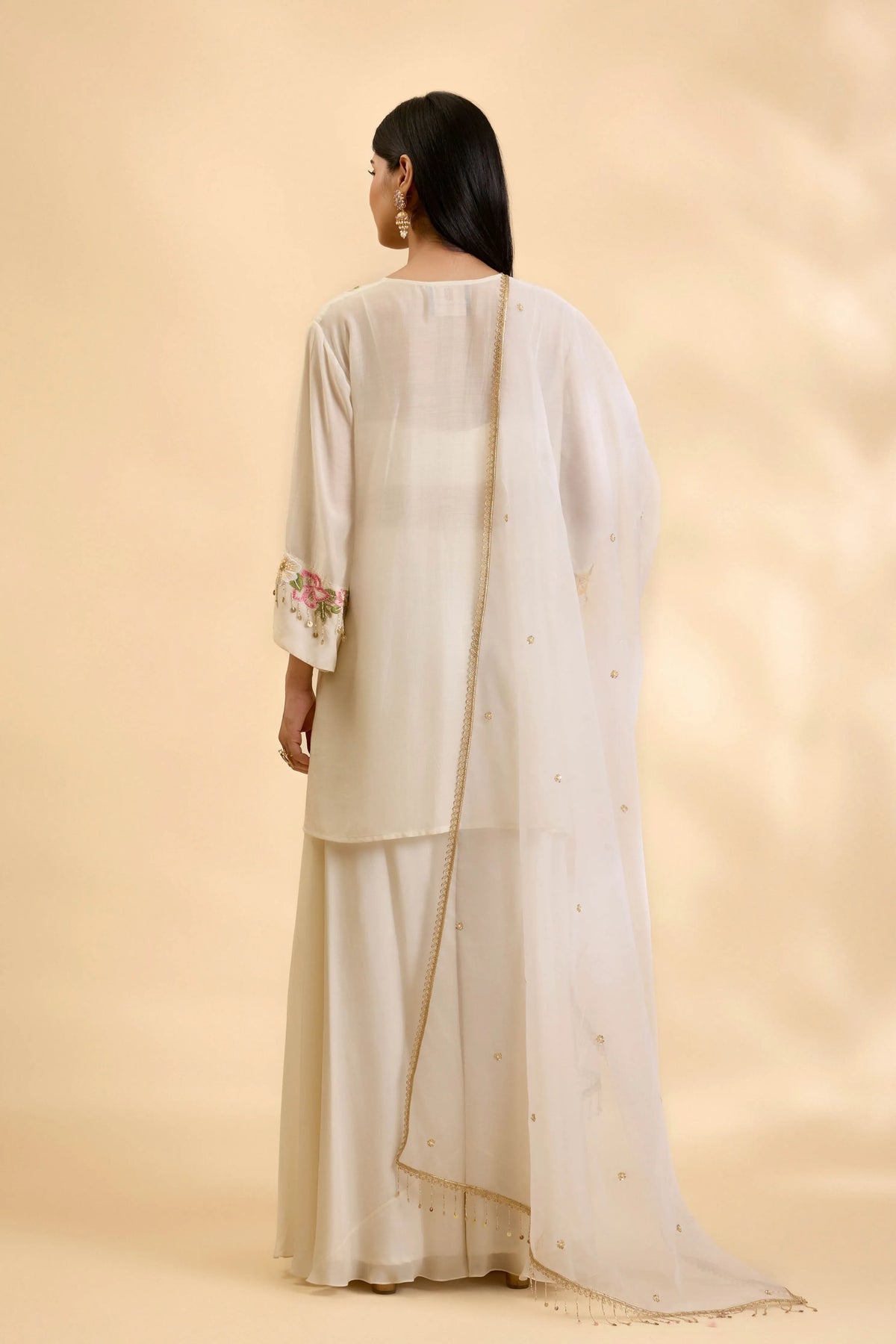 Chandani Amaya Short Kurta Sharara Set