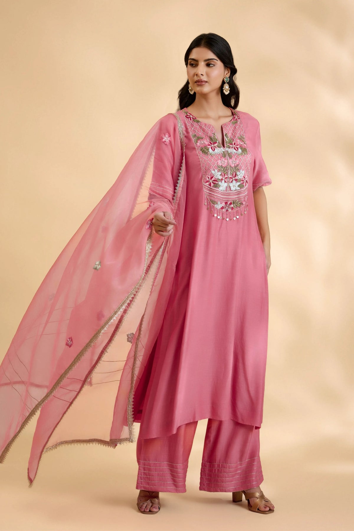 Surkhi Kaashi Kurta Set