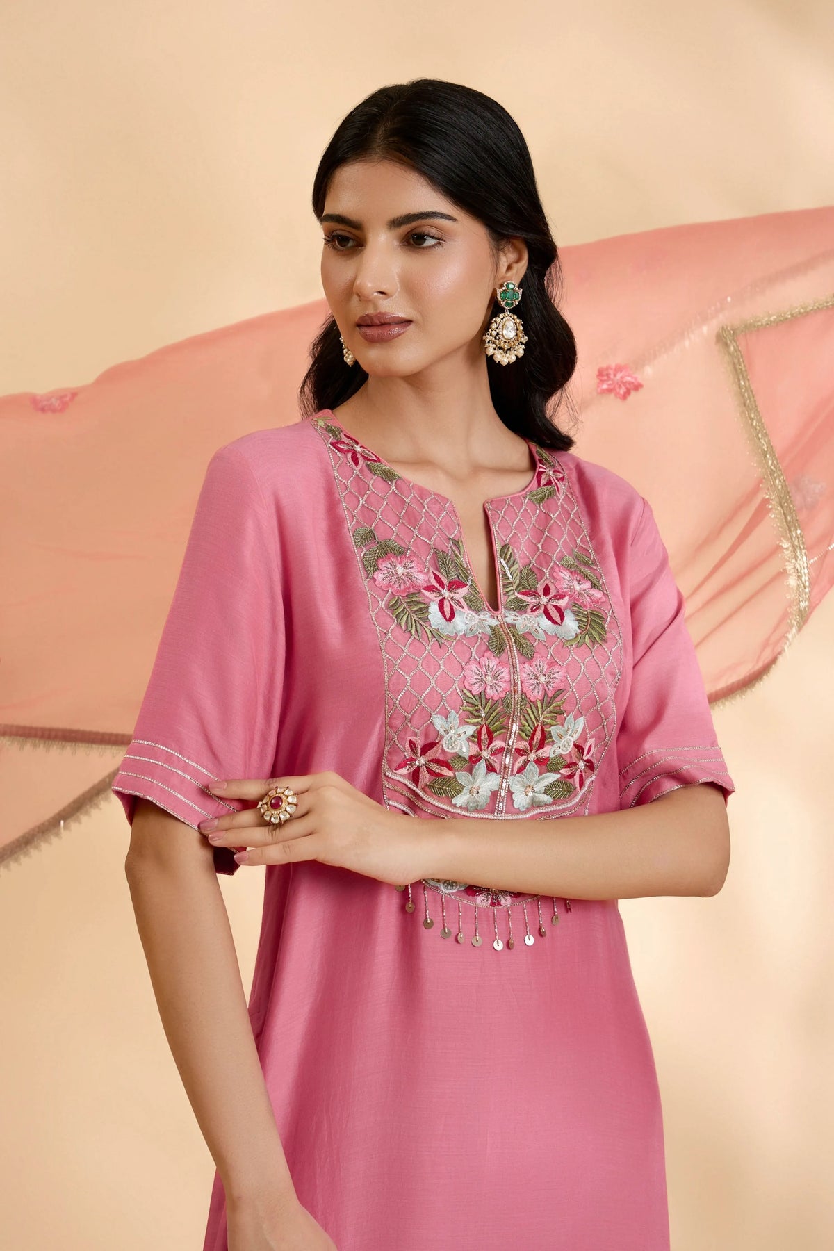 Surkhi Kaashi Kurta Set