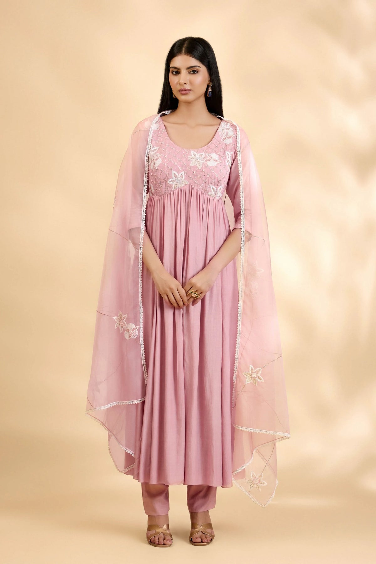 Rose Nargis Anarkali Set