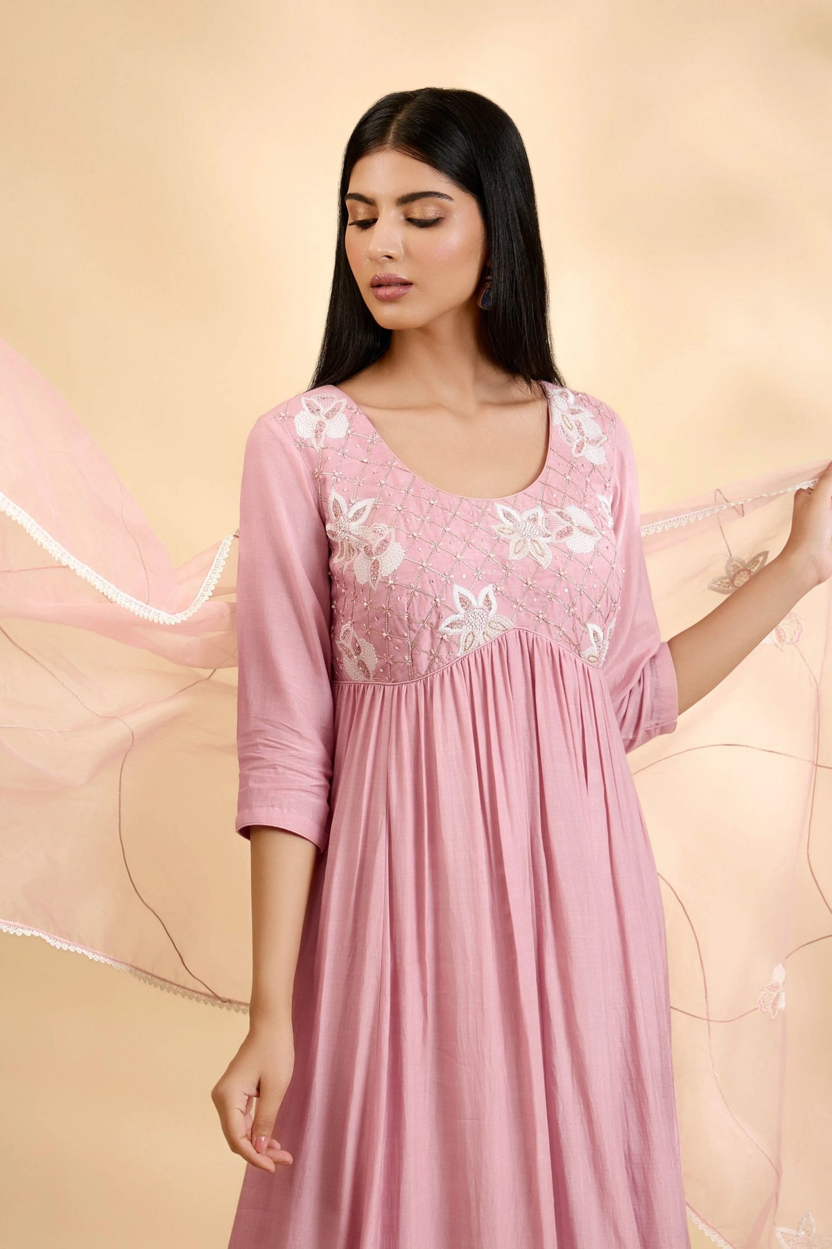 Rose Nargis Anarkali Set