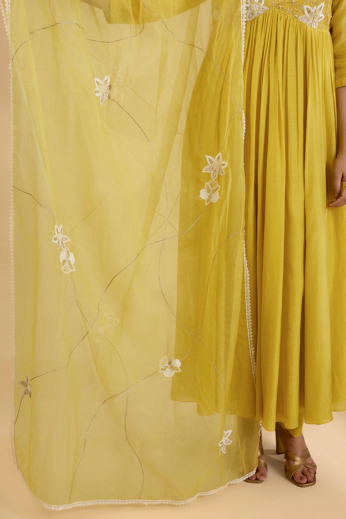 Kesar Nargis Anarkali Set