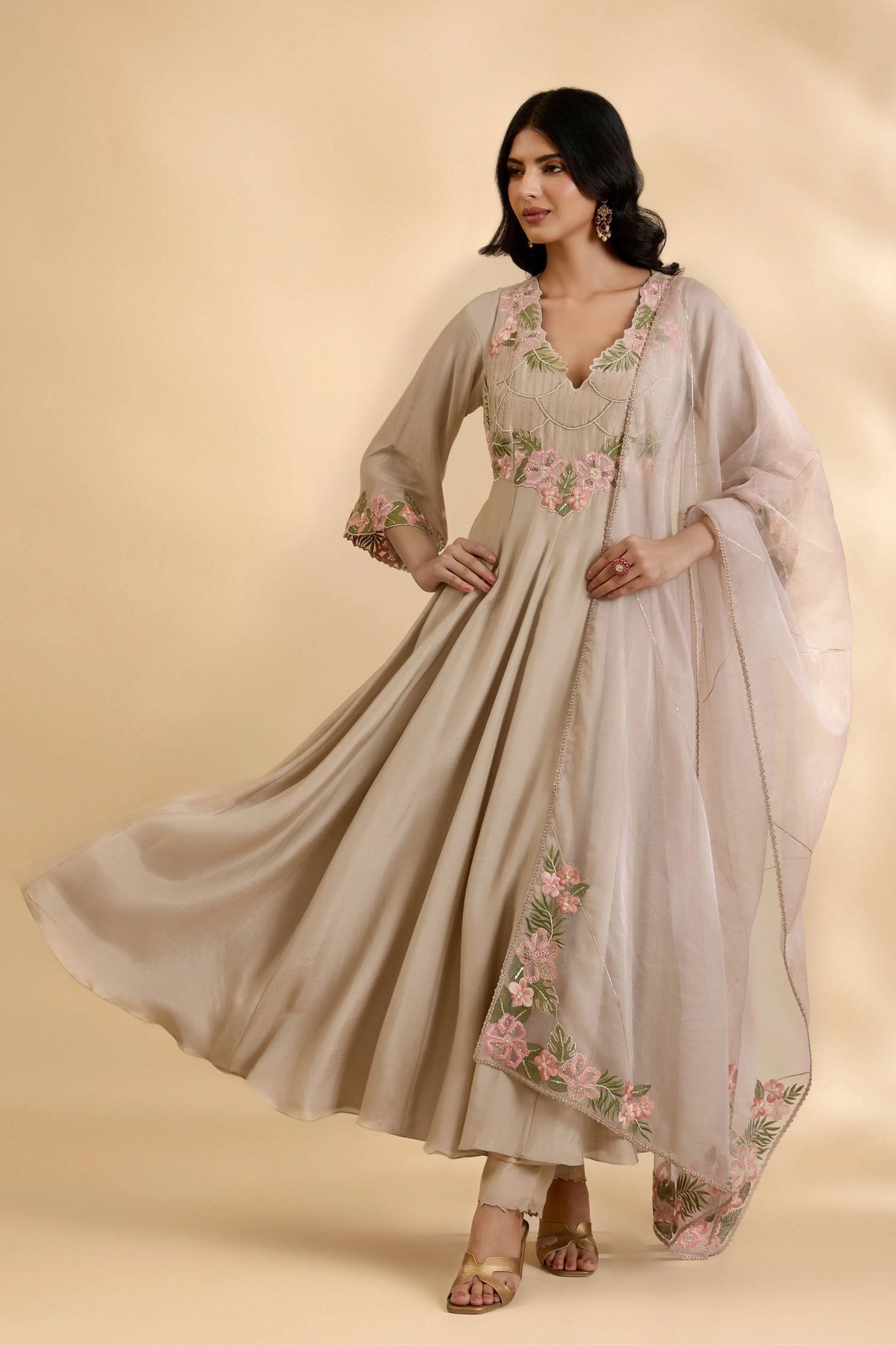 Chandan Ruksar Anarkali Set