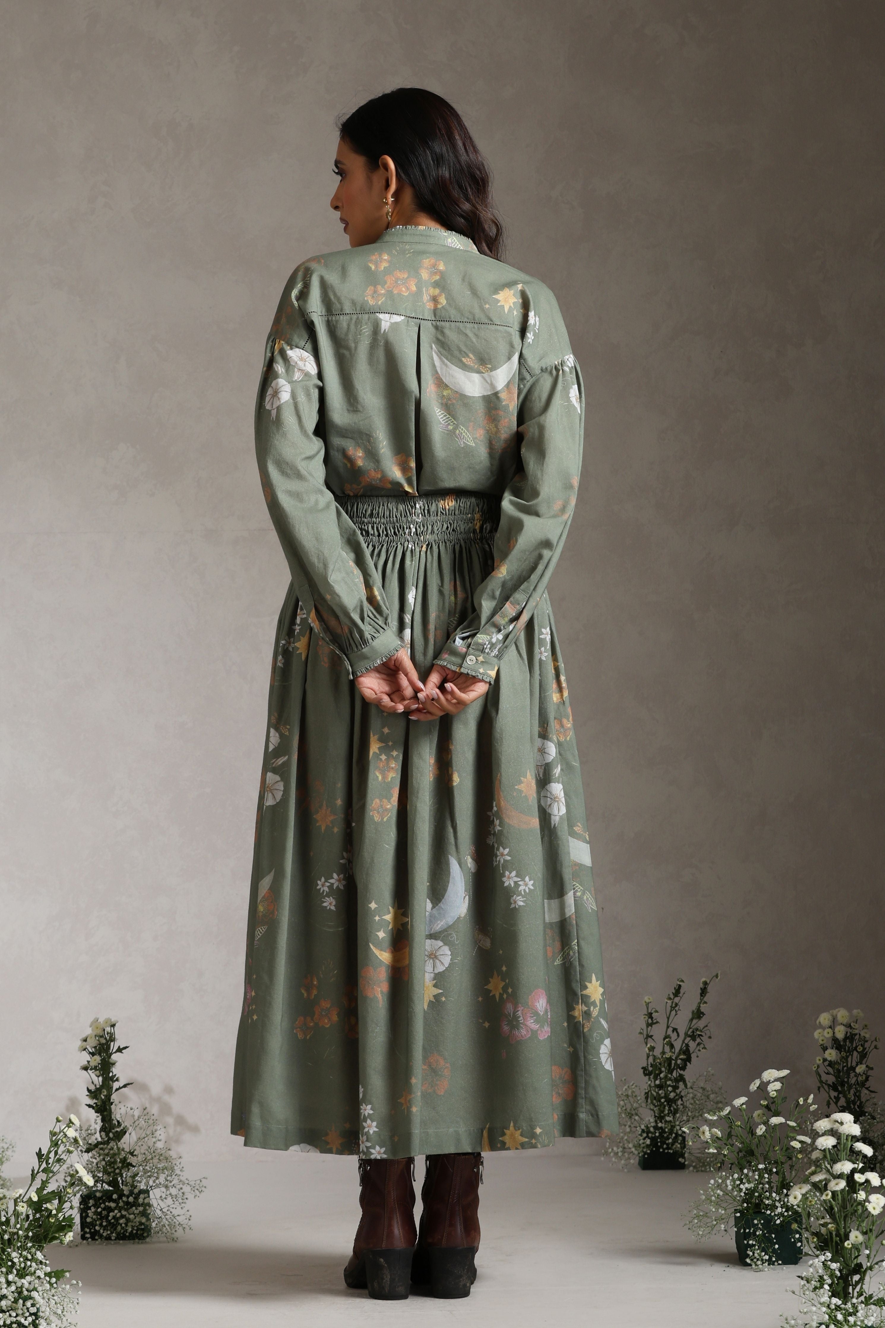 Sage Enchanted Garden Skirt Set