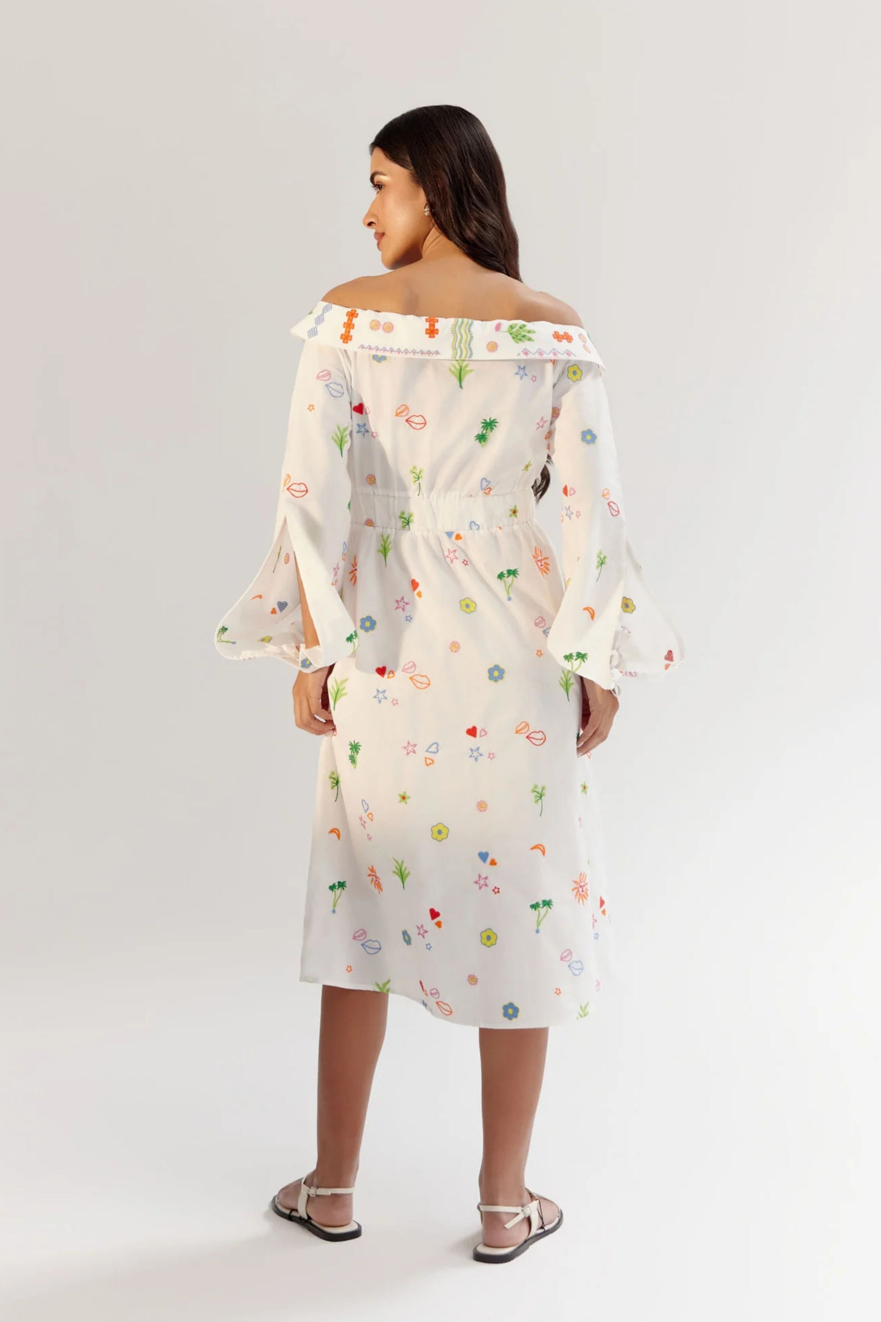 White Sage Midi Dress