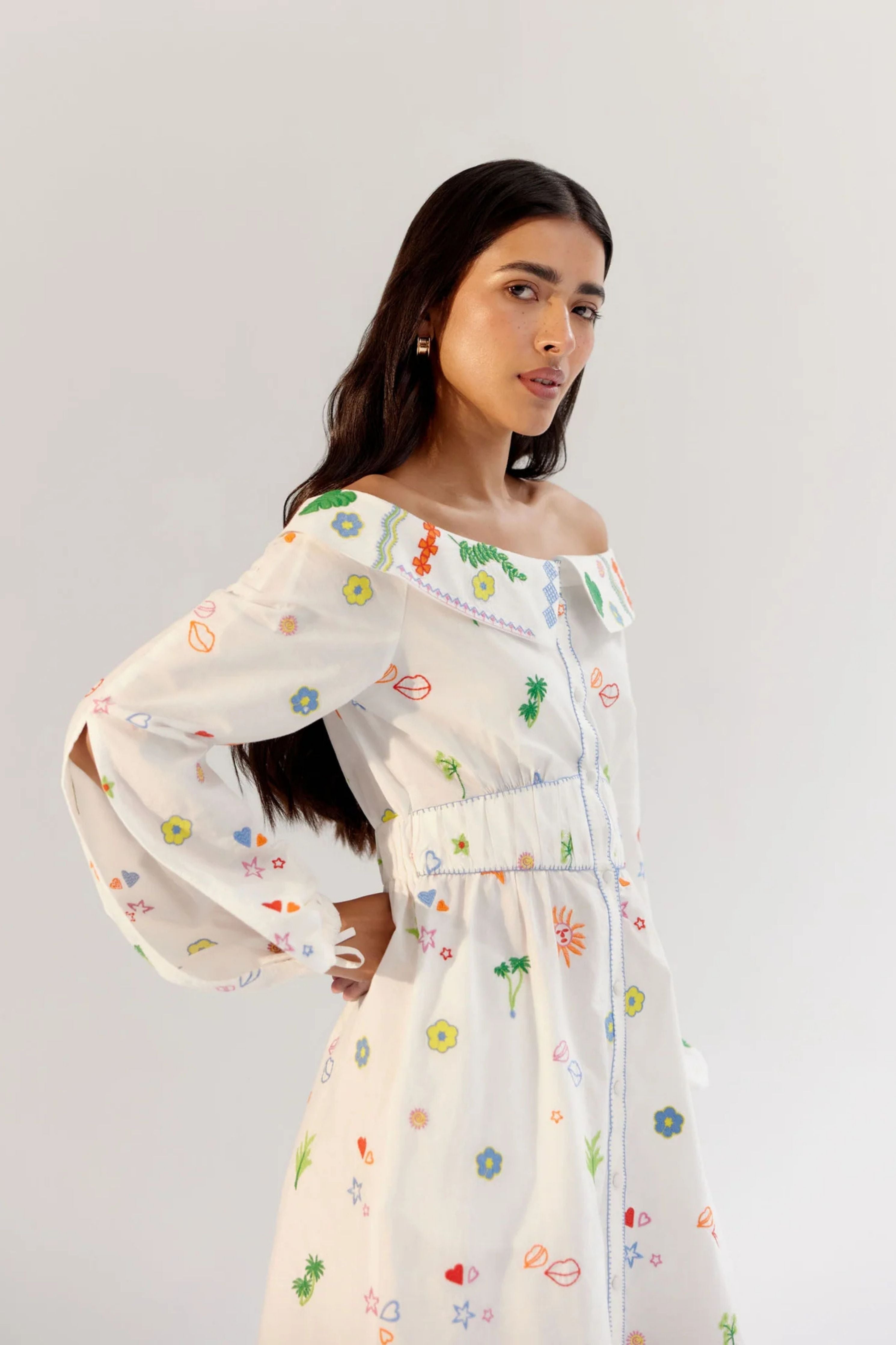 White Sage Midi Dress