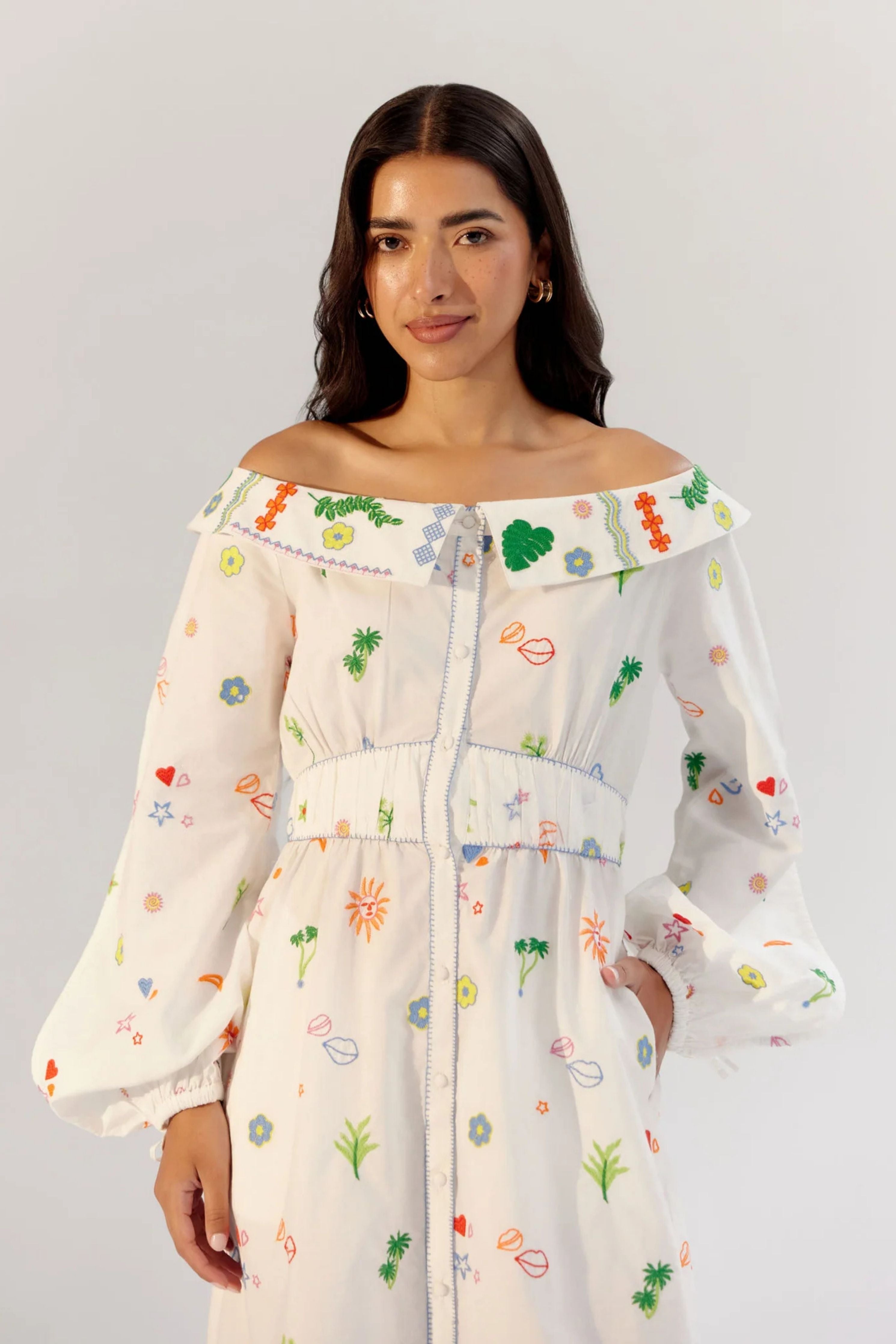 White Sage Midi Dress