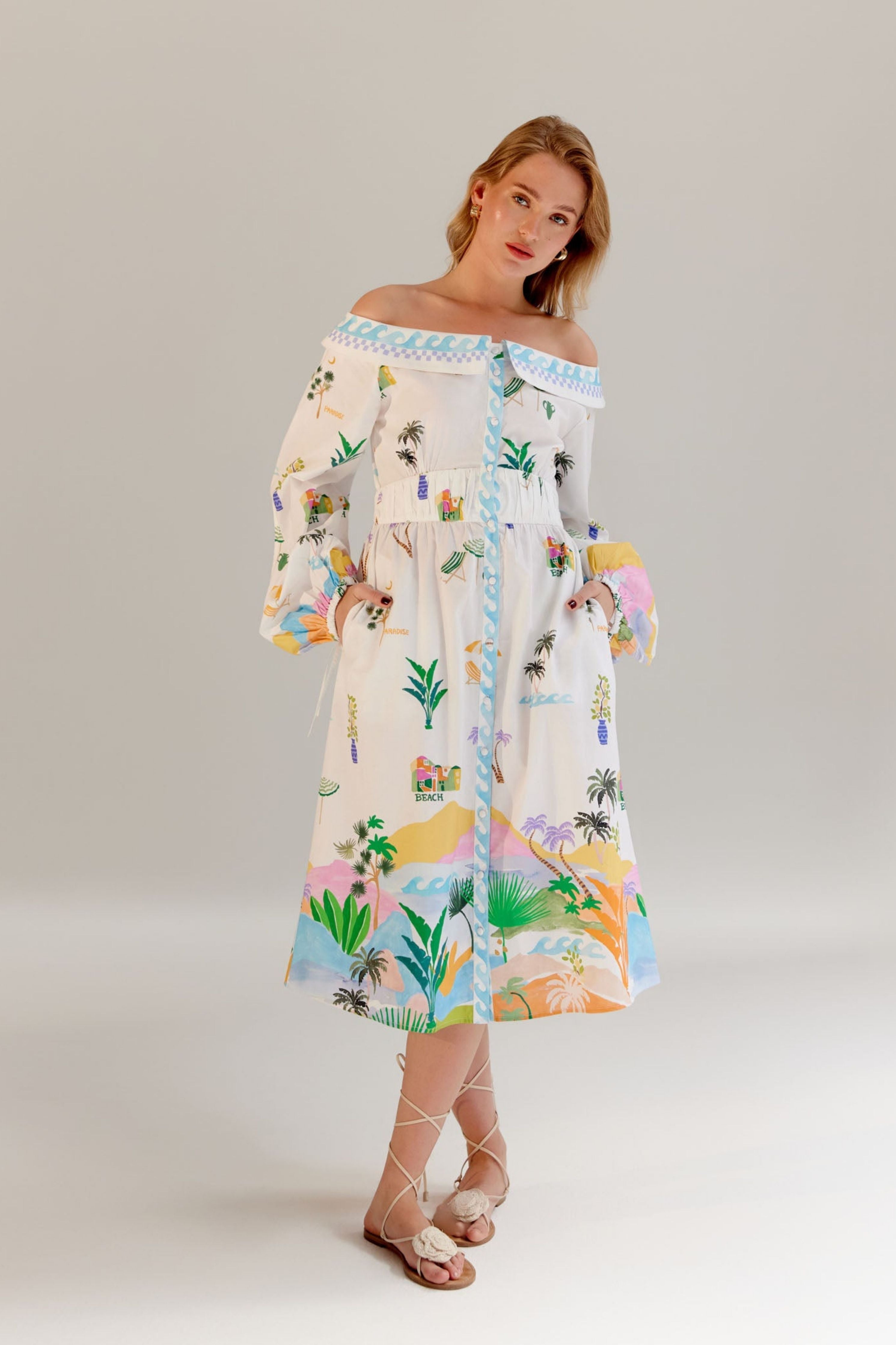 Sage Midi Dress