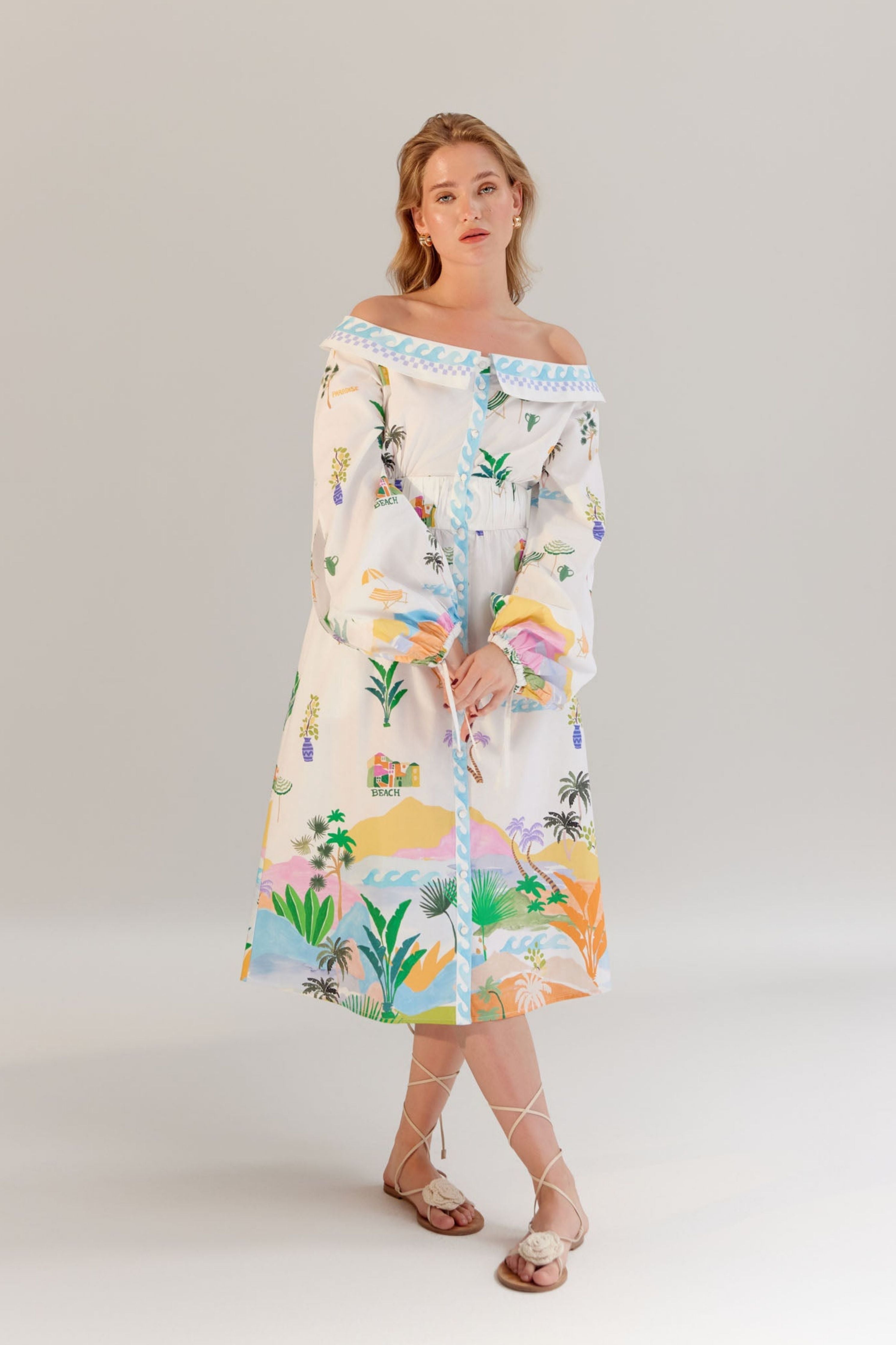 Sage Midi Dress